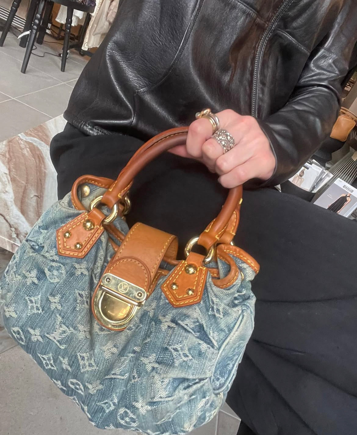 Louis Vuitton - Denim taske
