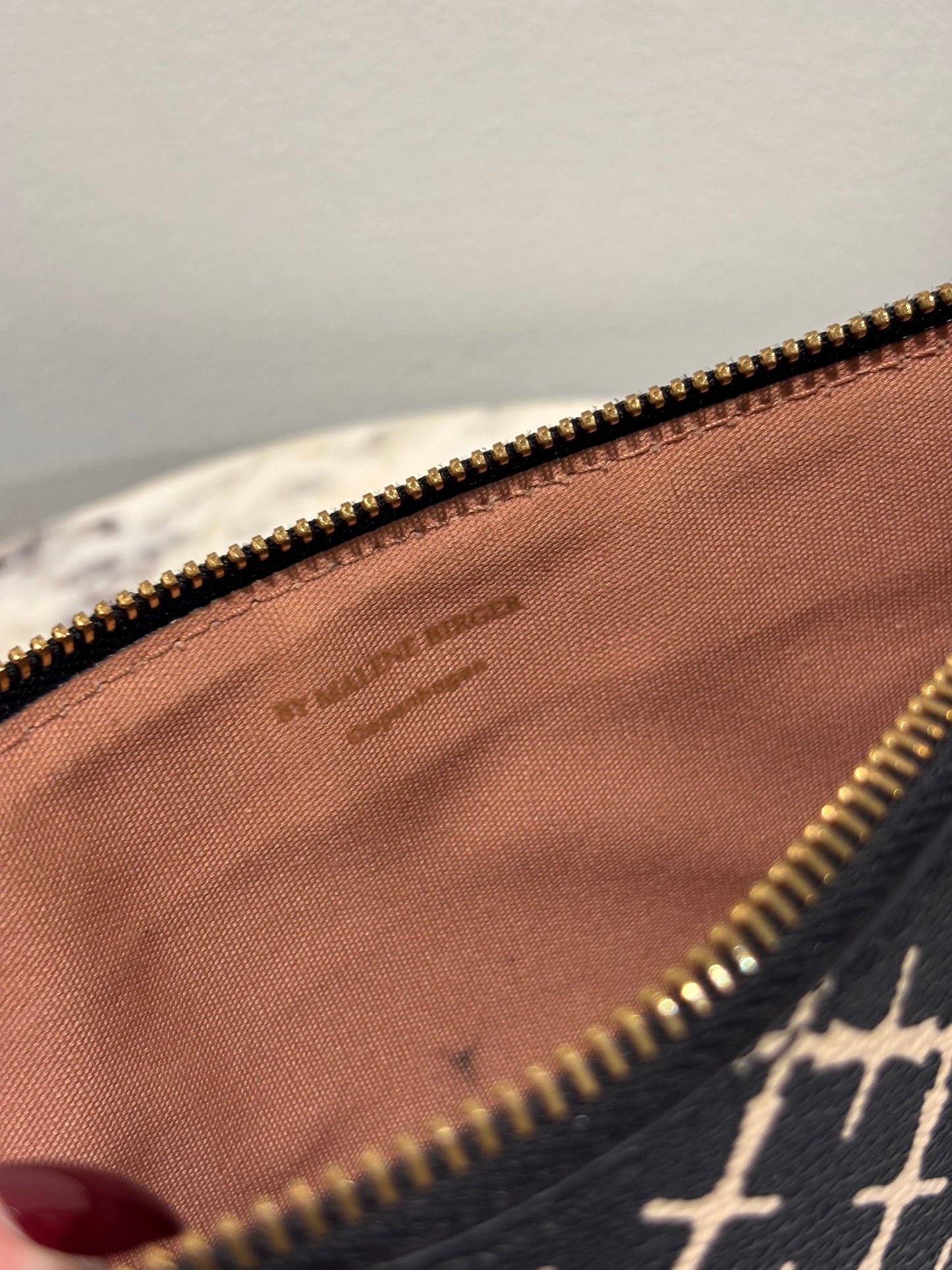 Malene Birger - Shoulder Bag - Black Monogram - Medinas Wardrobe