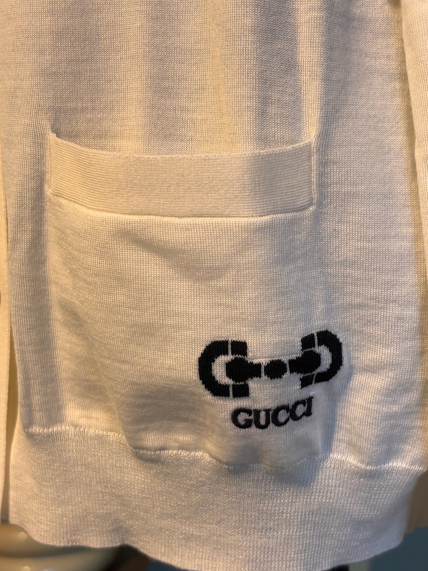 Gucci Cardigan - Logo & bidsel - Ny og ubrugt m. tag - L
