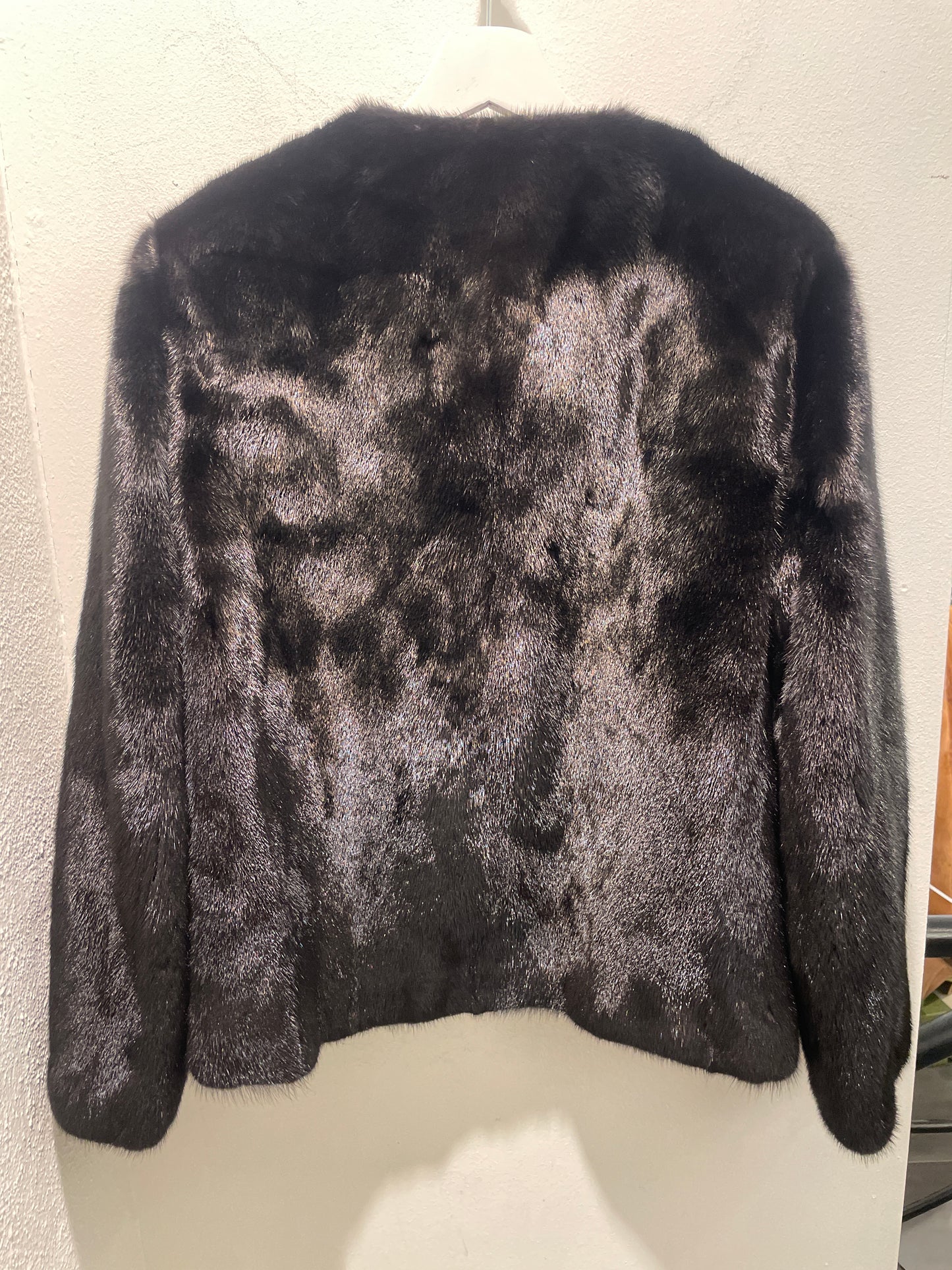 Birger Christensen Short Mink Fur Jacket – One Size (S-L) - Medinas Wardrobe