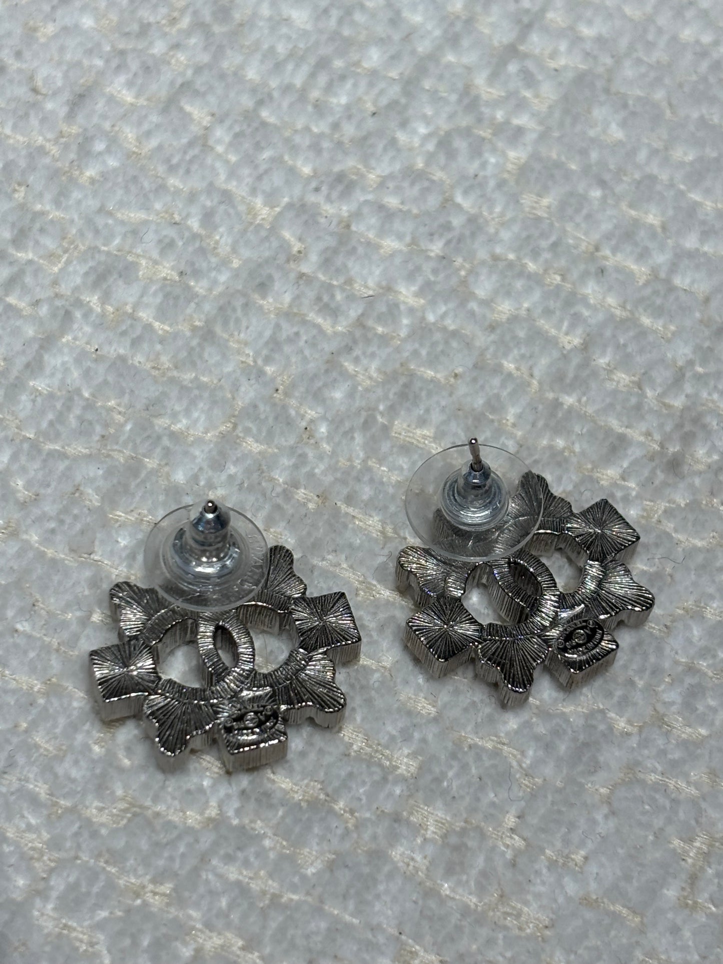 Chanel Earrings - Unique CC in Silver