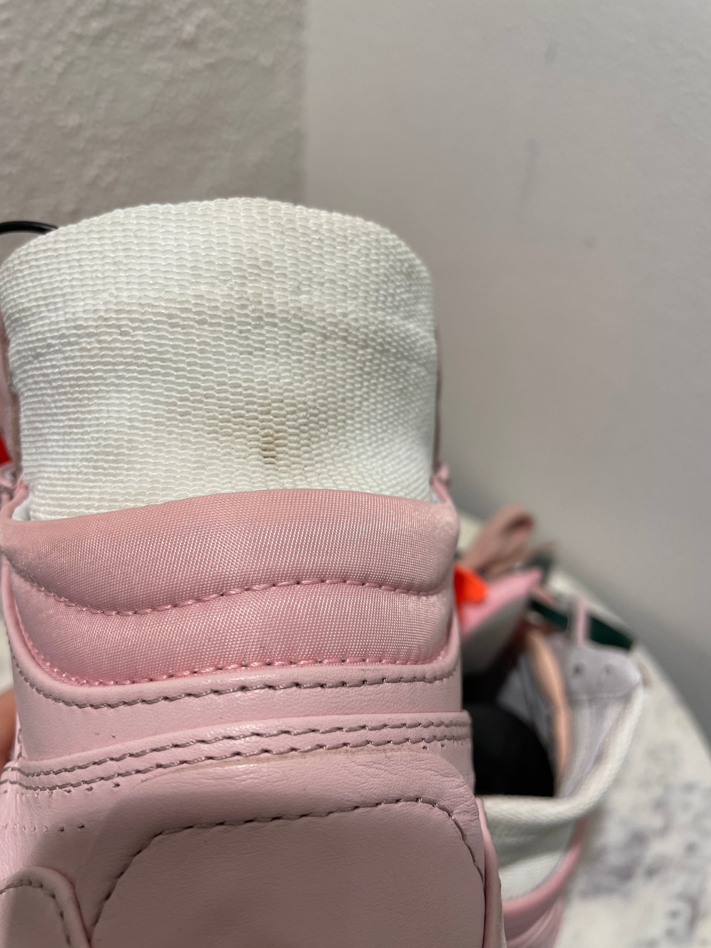 Off-White Off-Court 3.0 Pink Beige High-Top Sneakers with Tags - 38