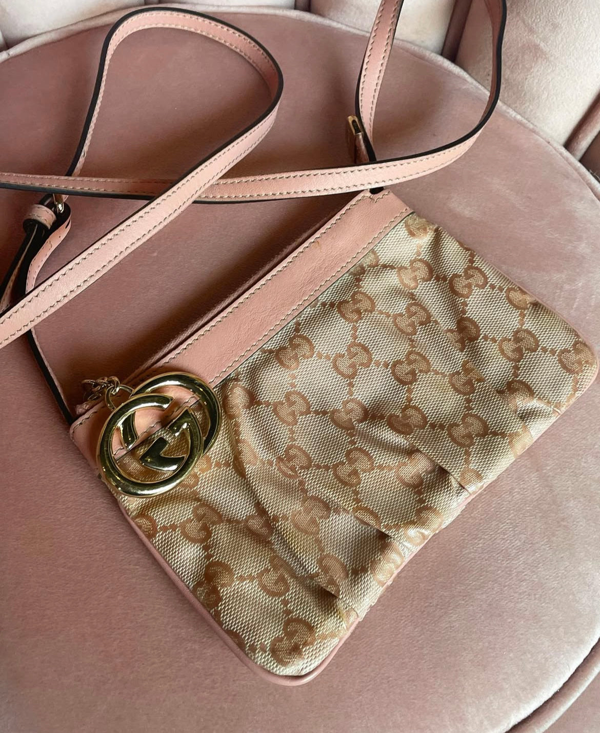 Gucci - Rosa monogram taske