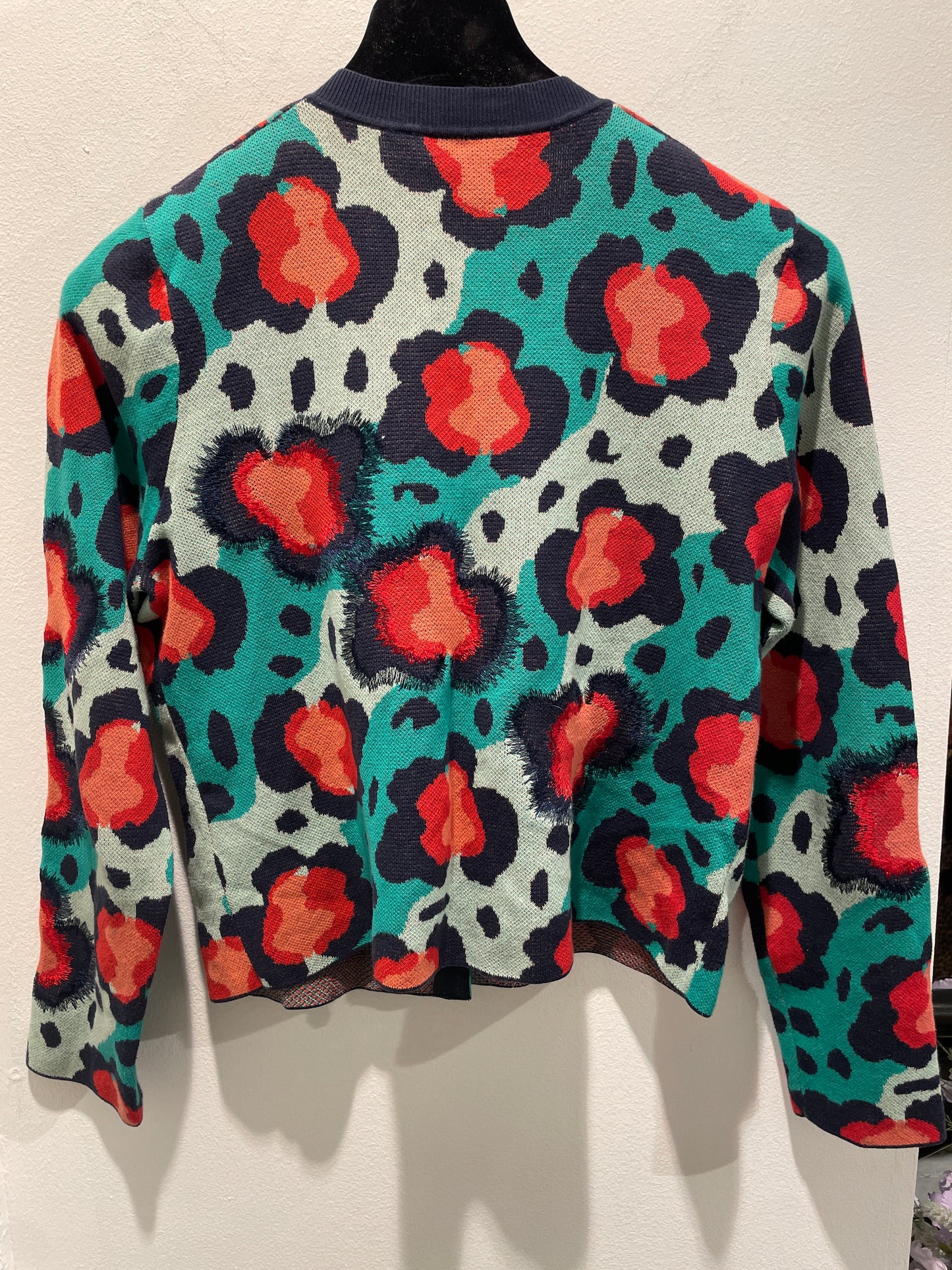 Kenzo - Cardigan w. golden tiger emblem - M