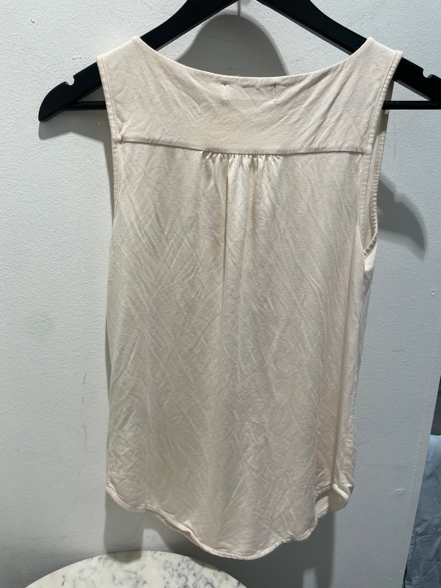 Gustav Ruched Top – Size Small-Medium / Ecru