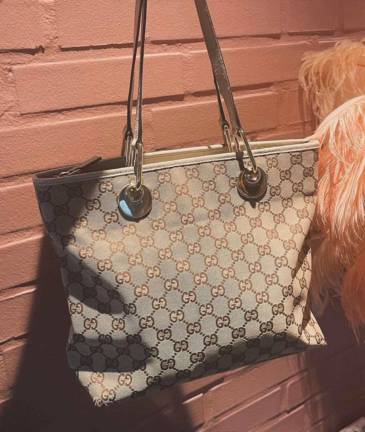 Gucci tote - Sølv hardware - Monogram cavas