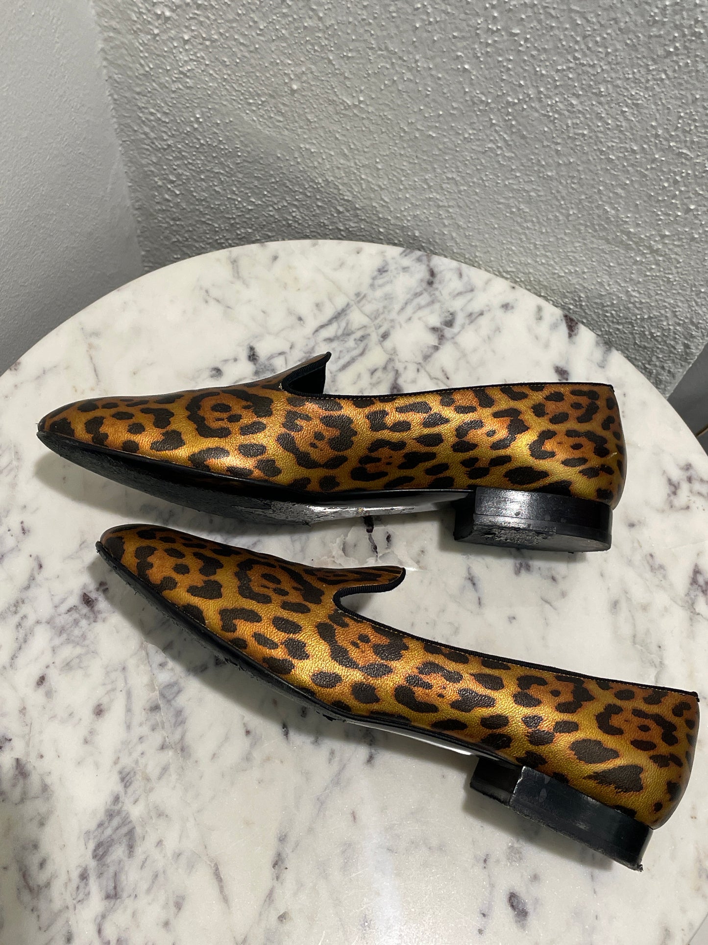Saint Laurent Le Loafer – Leopard Print Smooth Shiny Leather - 37,5