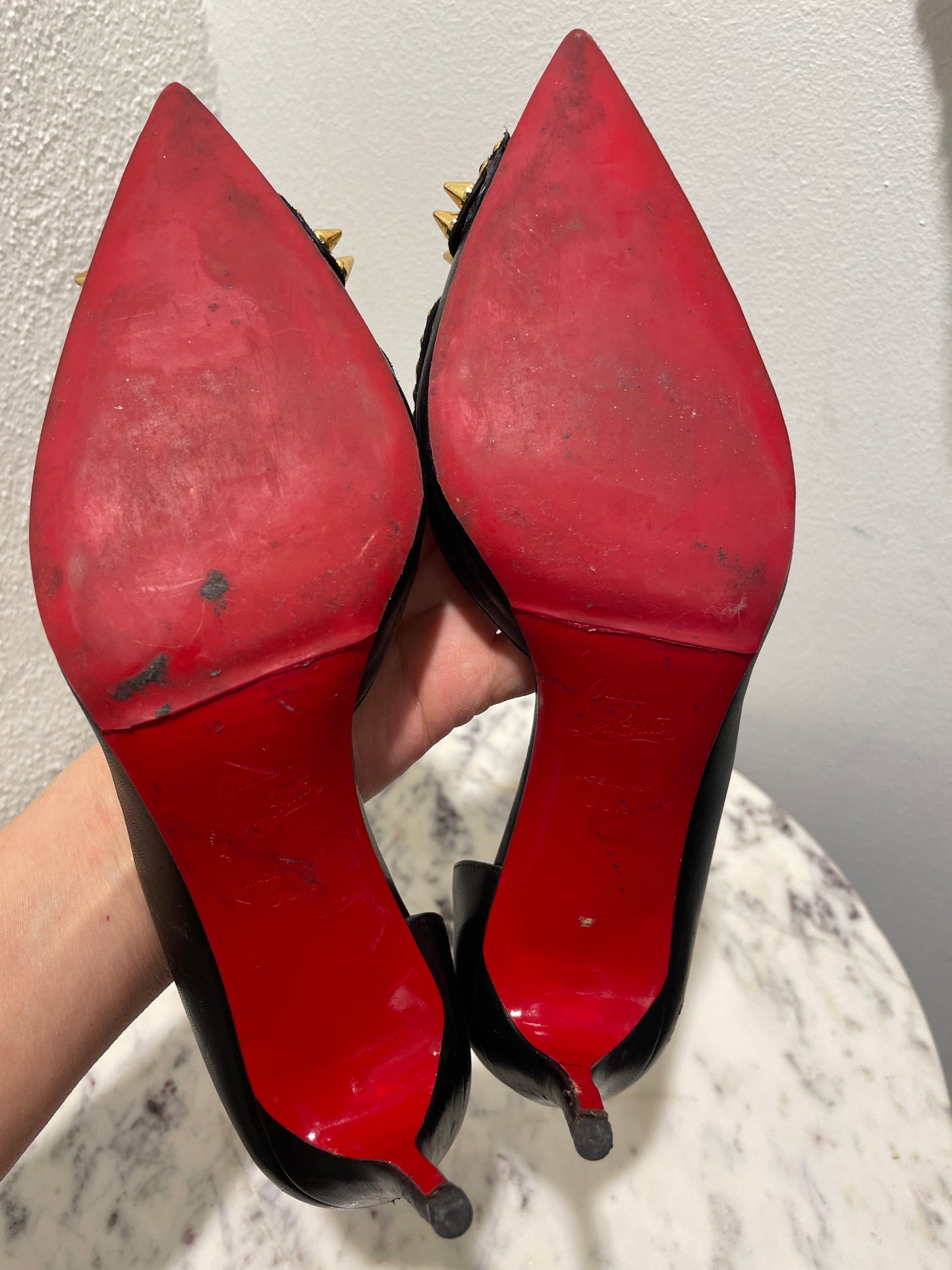 Christian Louboutin Farfaclou Half d’Orsay Pumps - 38,5