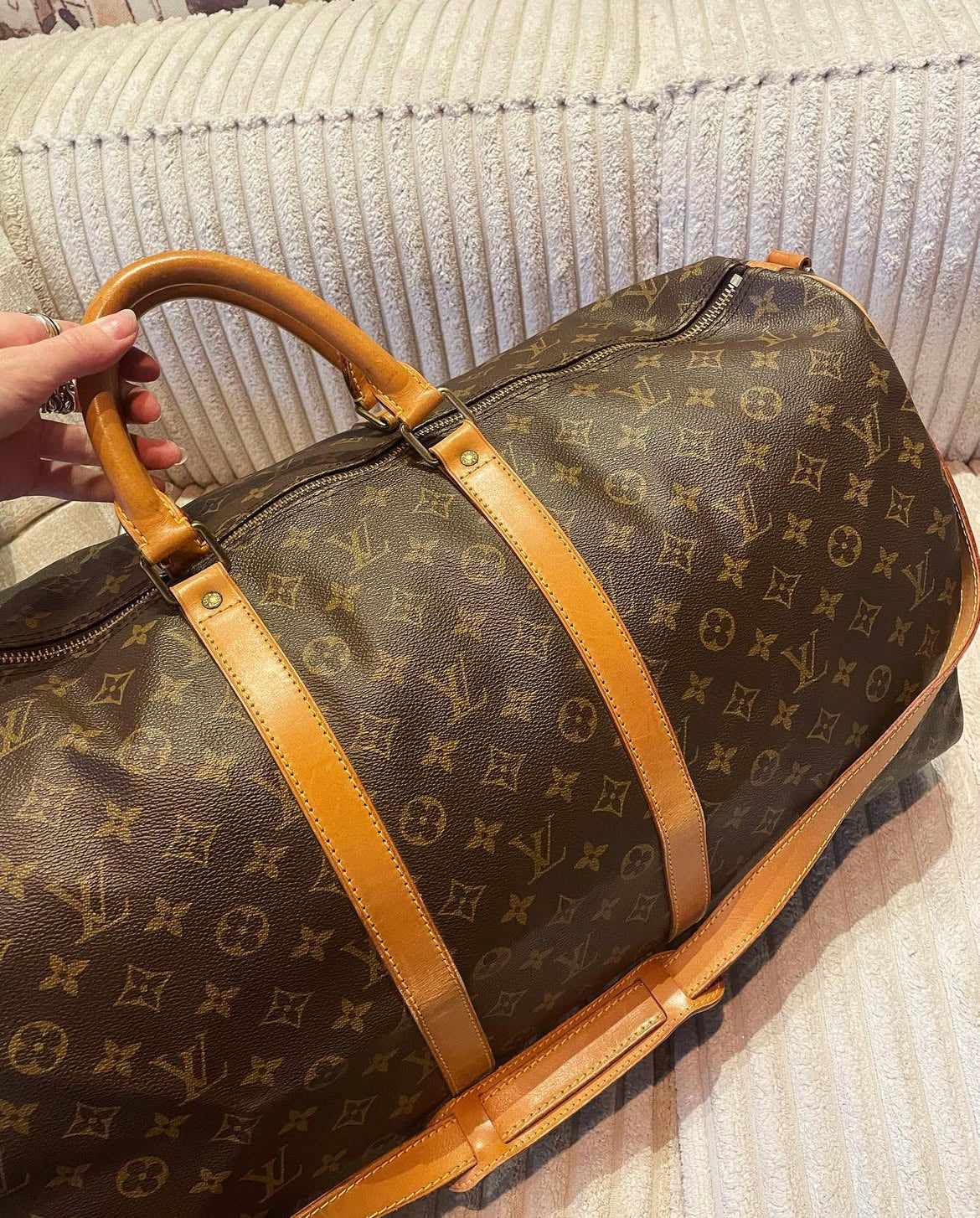 Louis Vuitton “Keepall Bandouliére” 55