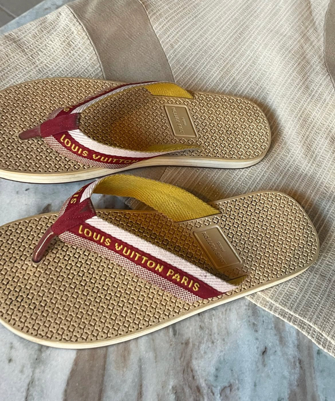 Louis Vuitton - Klipklapper - Str. 38/39