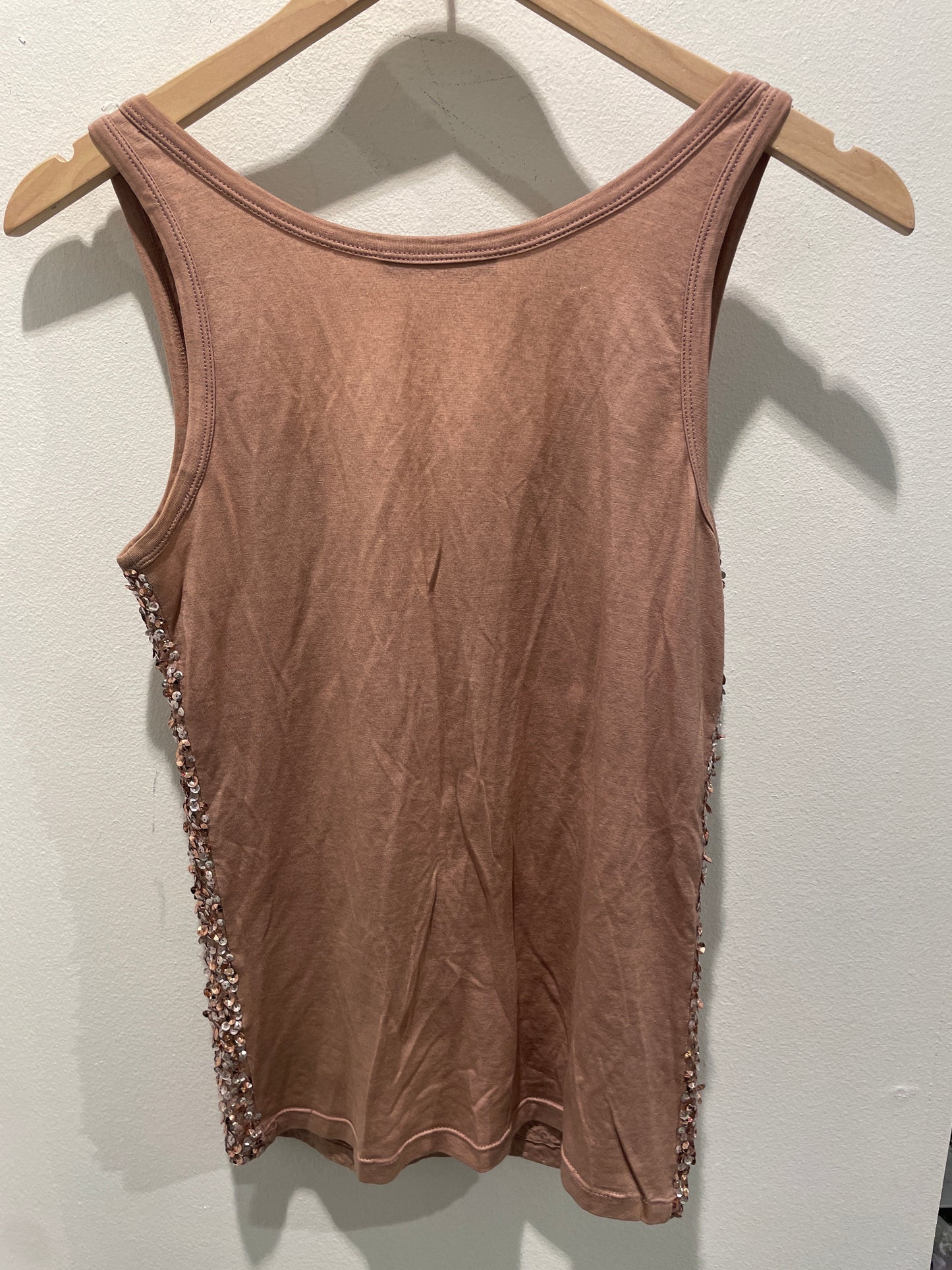 Ambre Babzoe - old rose paillet top - S