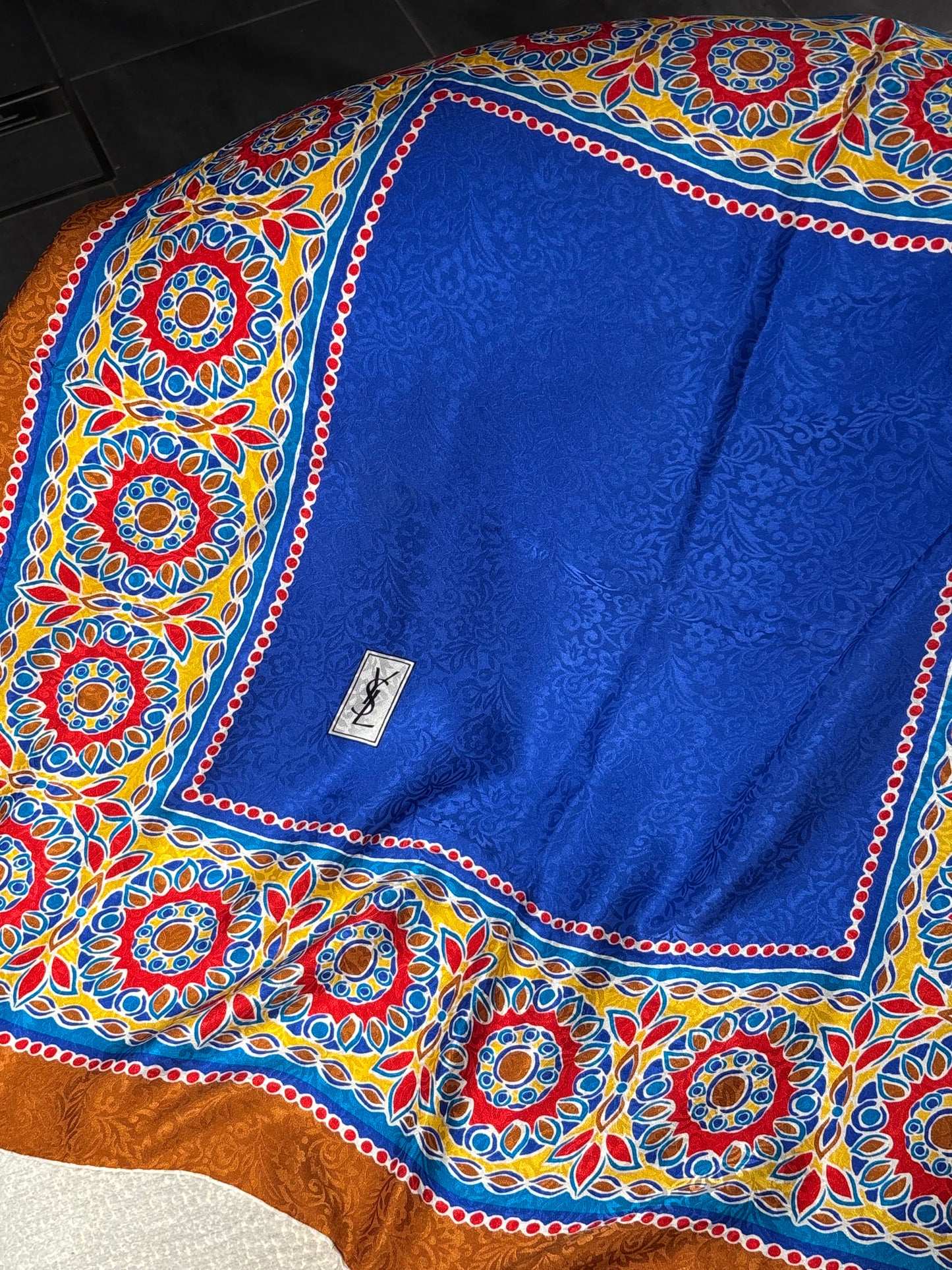 Yves Saint Laurent - Silk Scarf - 90 x 90 cm