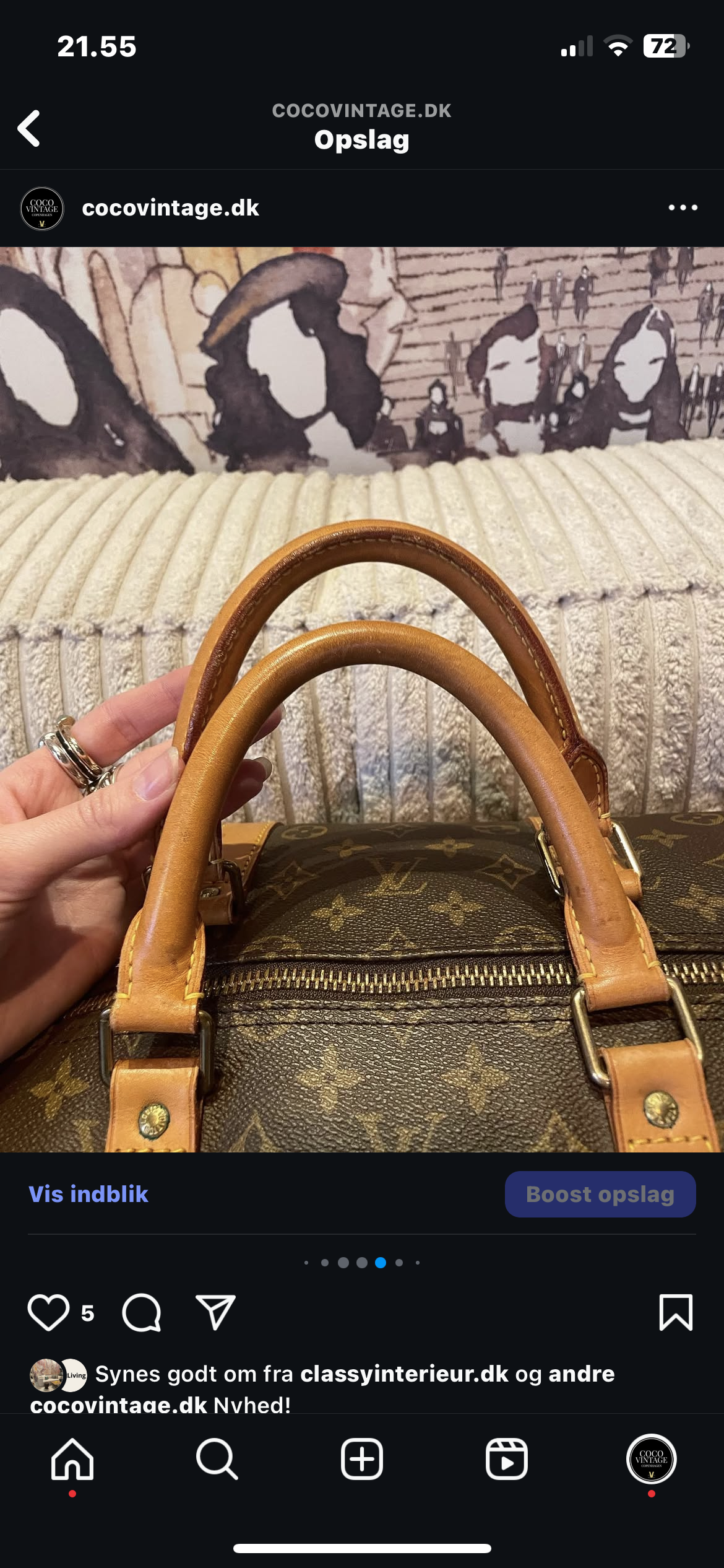 Louis Vuitton “Keepall Bandouliére” 55