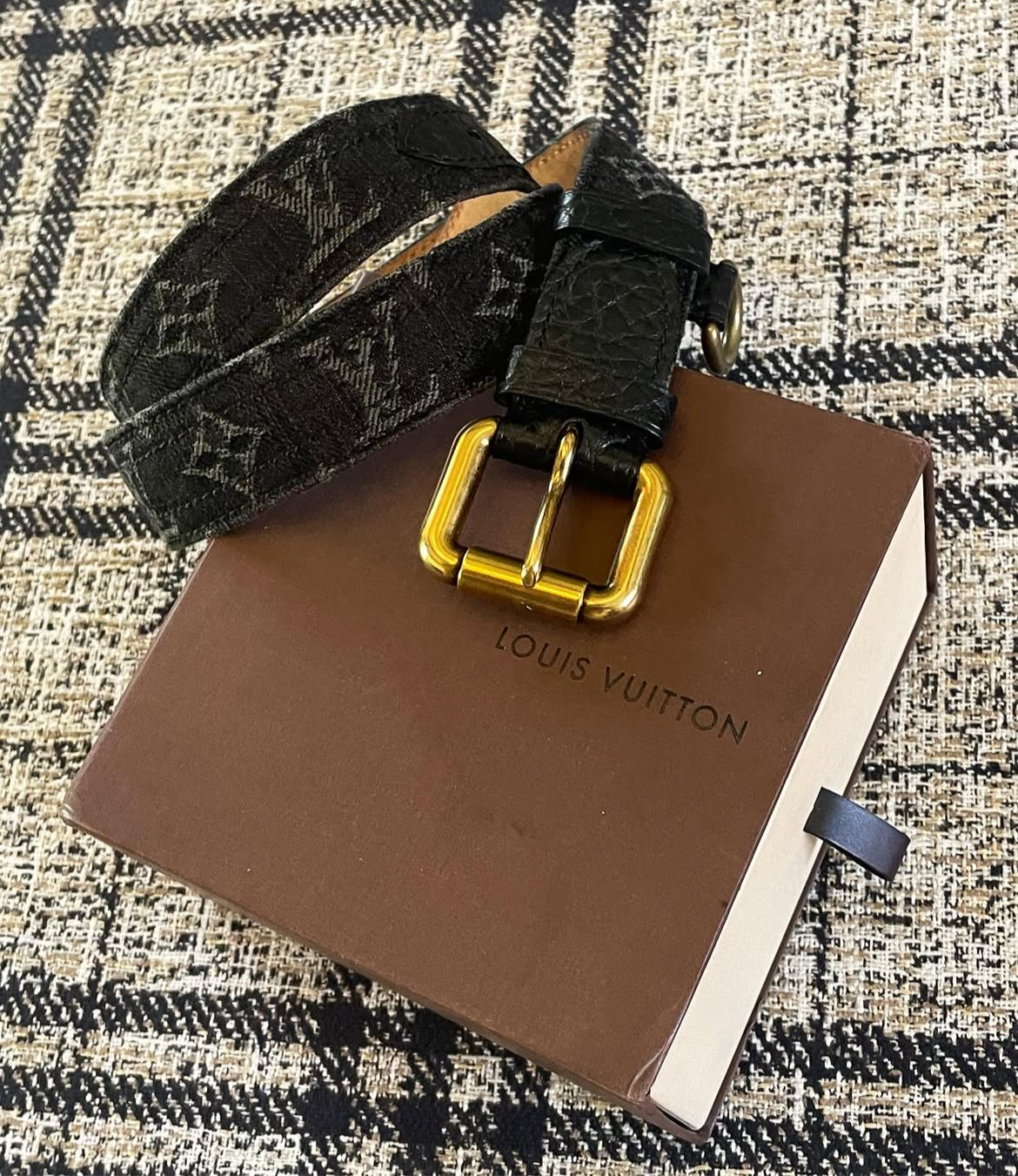 Louis Vuitton - Denim bælte - 90