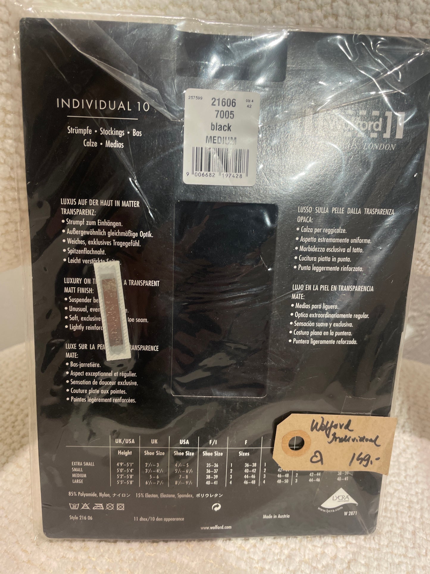 New Wolford Thigh highs - Black - M