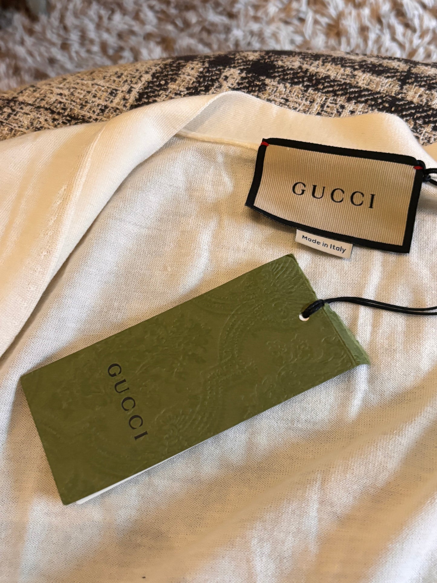 Gucci Cardigan - Logo & bidsel - Ny og ubrugt m. tag - L