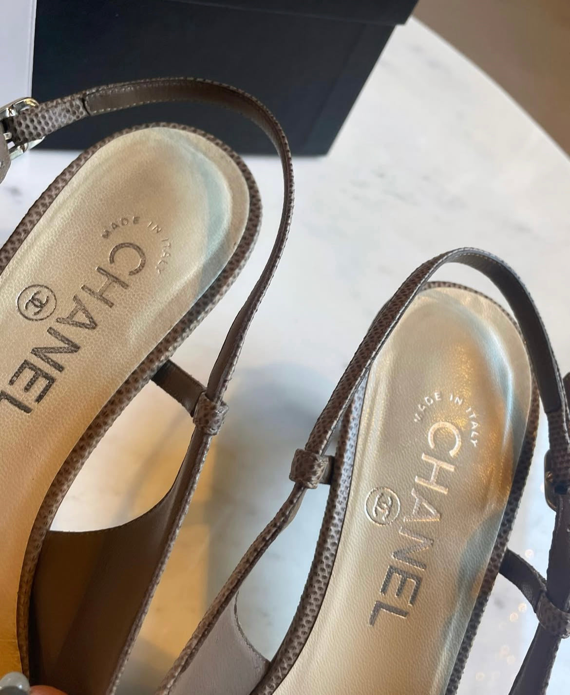 Chanel slingbacks - Med æske