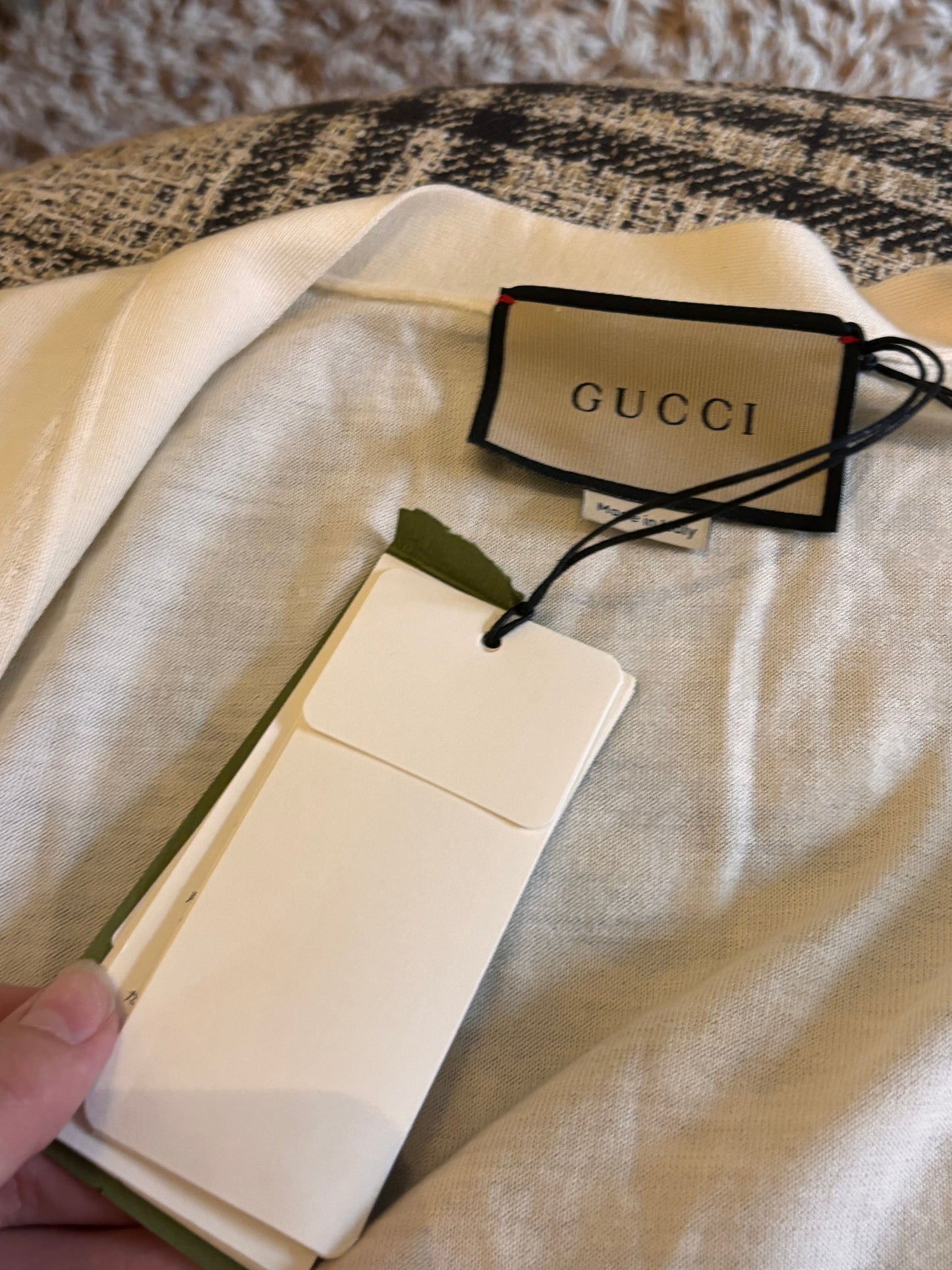 Gucci Cardigan - Logo & bidsel - Ny og ubrugt m. tag - L
