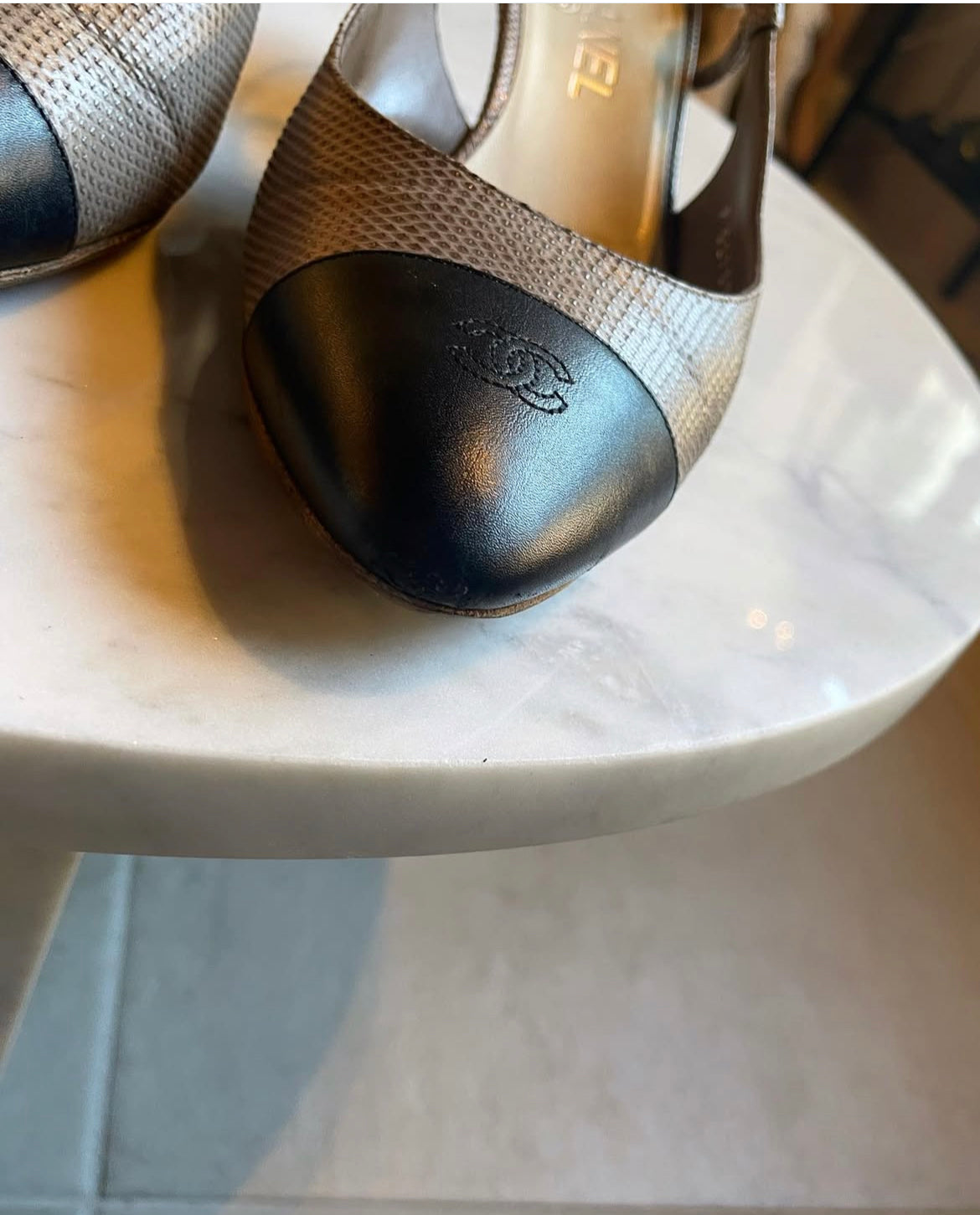 Chanel slingbacks - Med æske