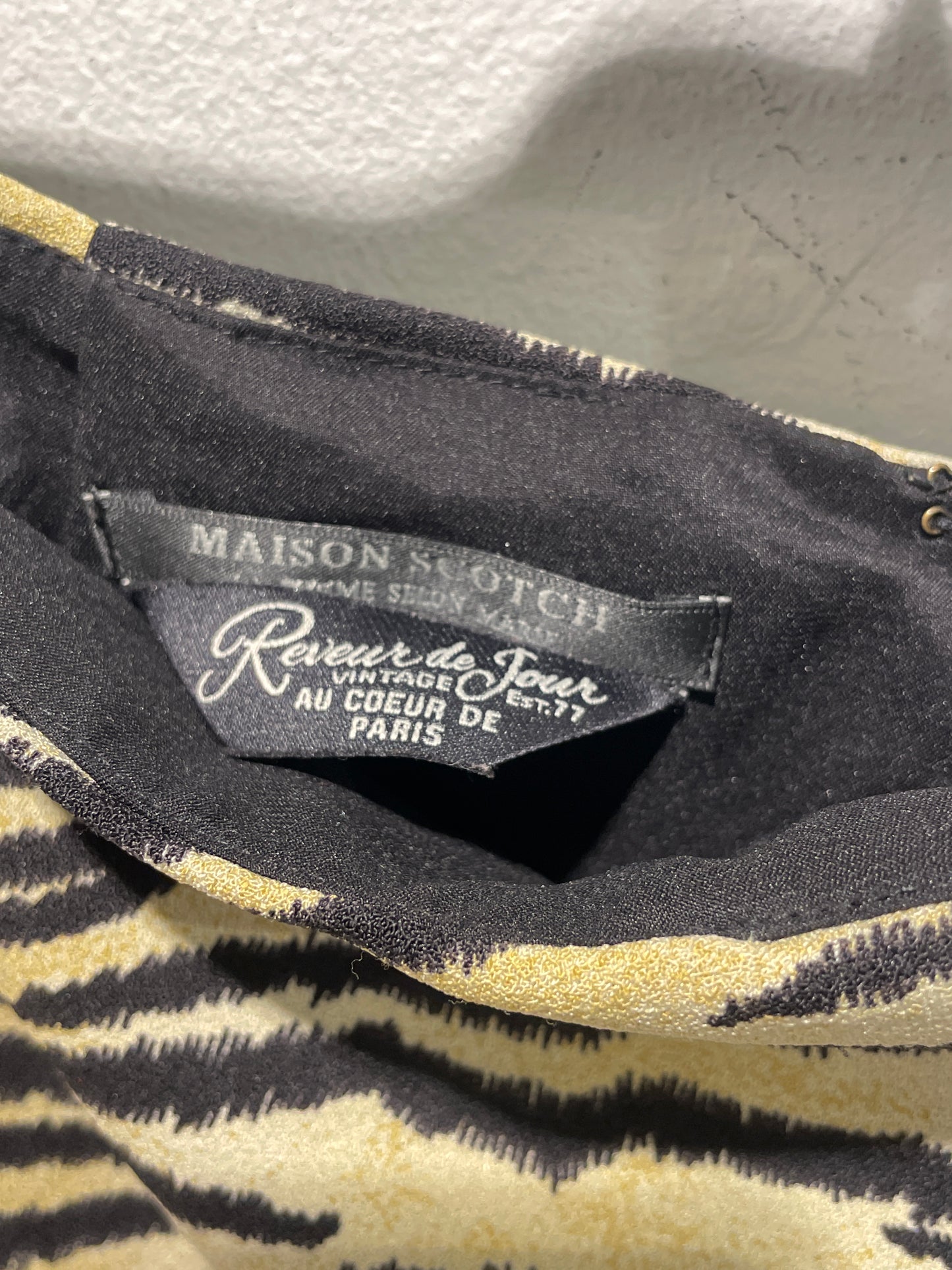 Maison Scotch - skirt - ecru/black - Zebra - S - Medinas Wardrobe