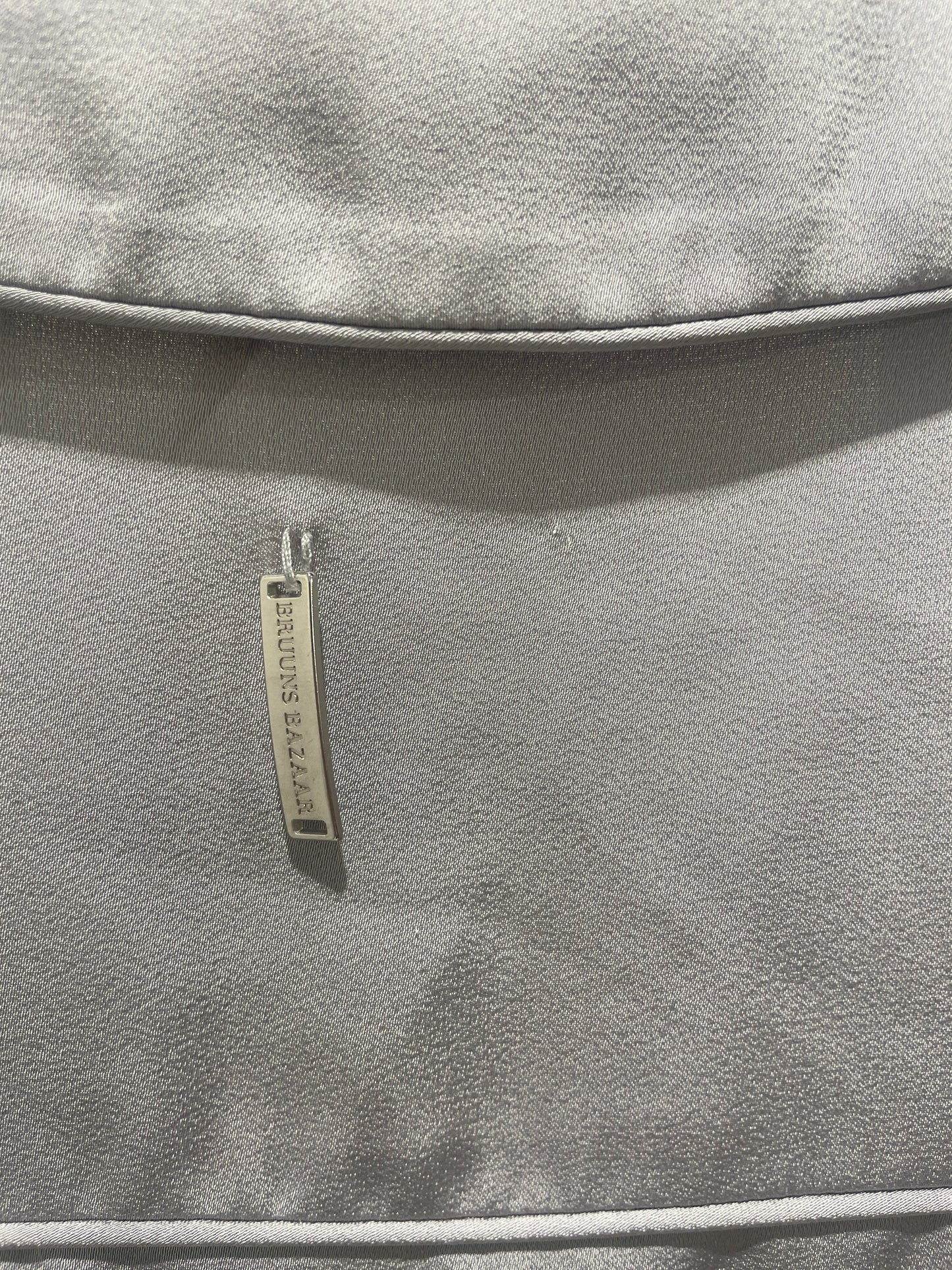 Bruuns Bazaar - grey satin shirt - EU36