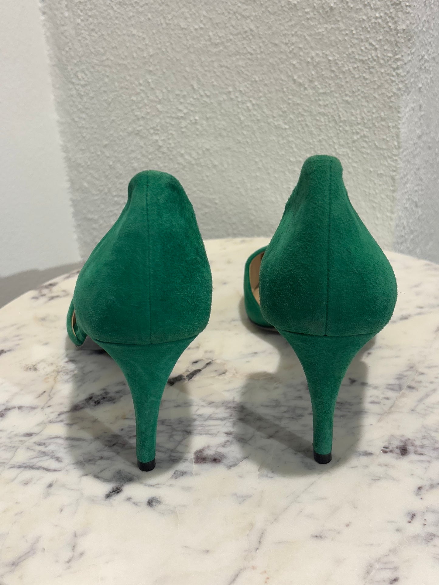 Malene Birger - Heels - Green Suede - 40 - Medinas Wardrobe