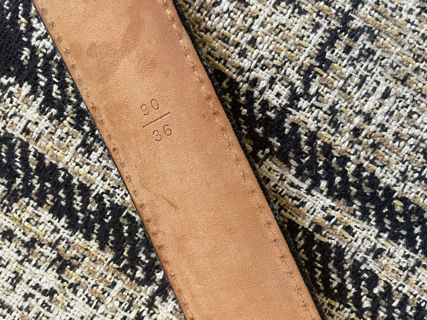 Louis Vuitton - Denim bælte - 90