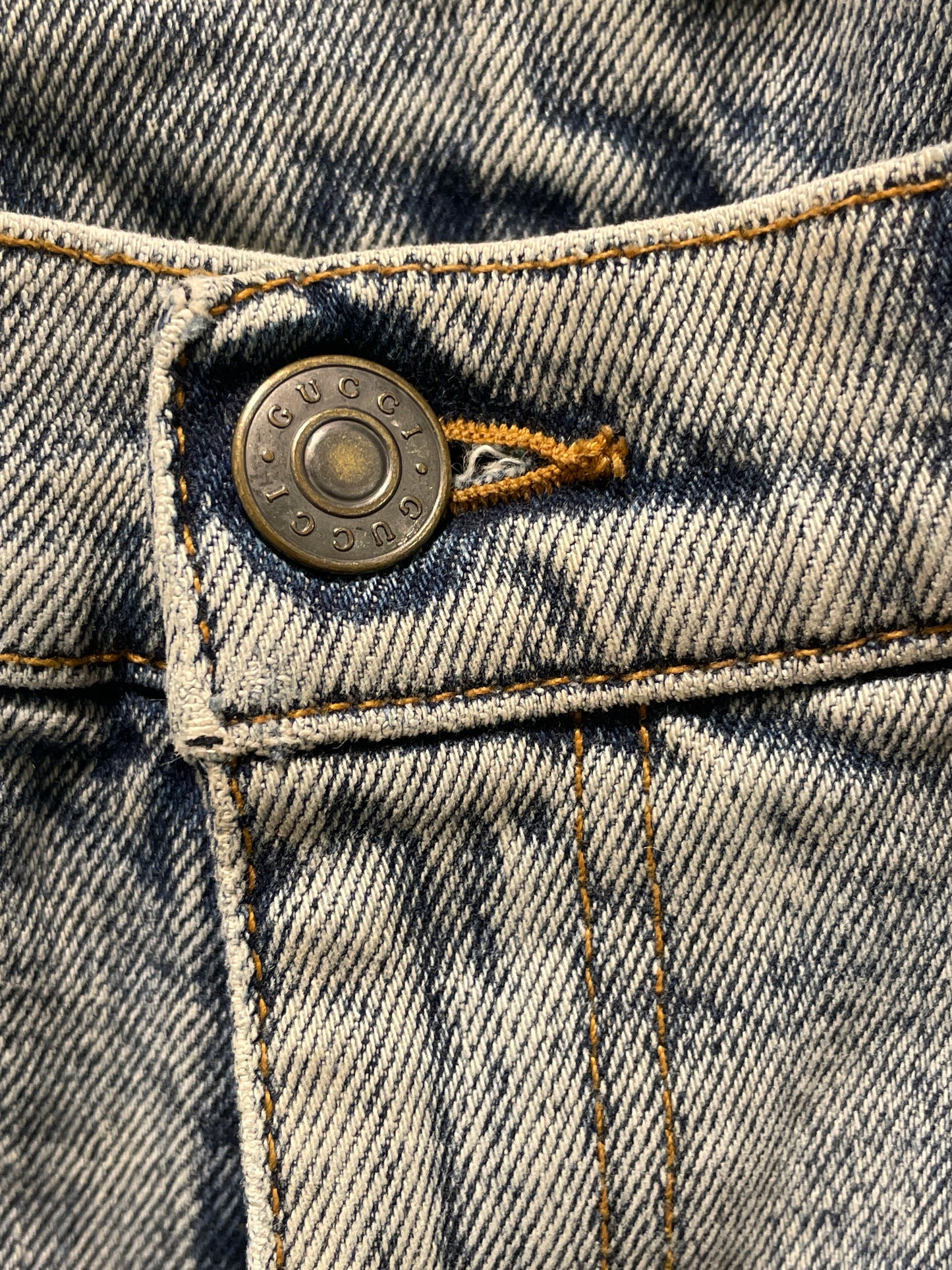 Gucci - Denim Logo pants - skinny - W25 - Medinas Wardrobe