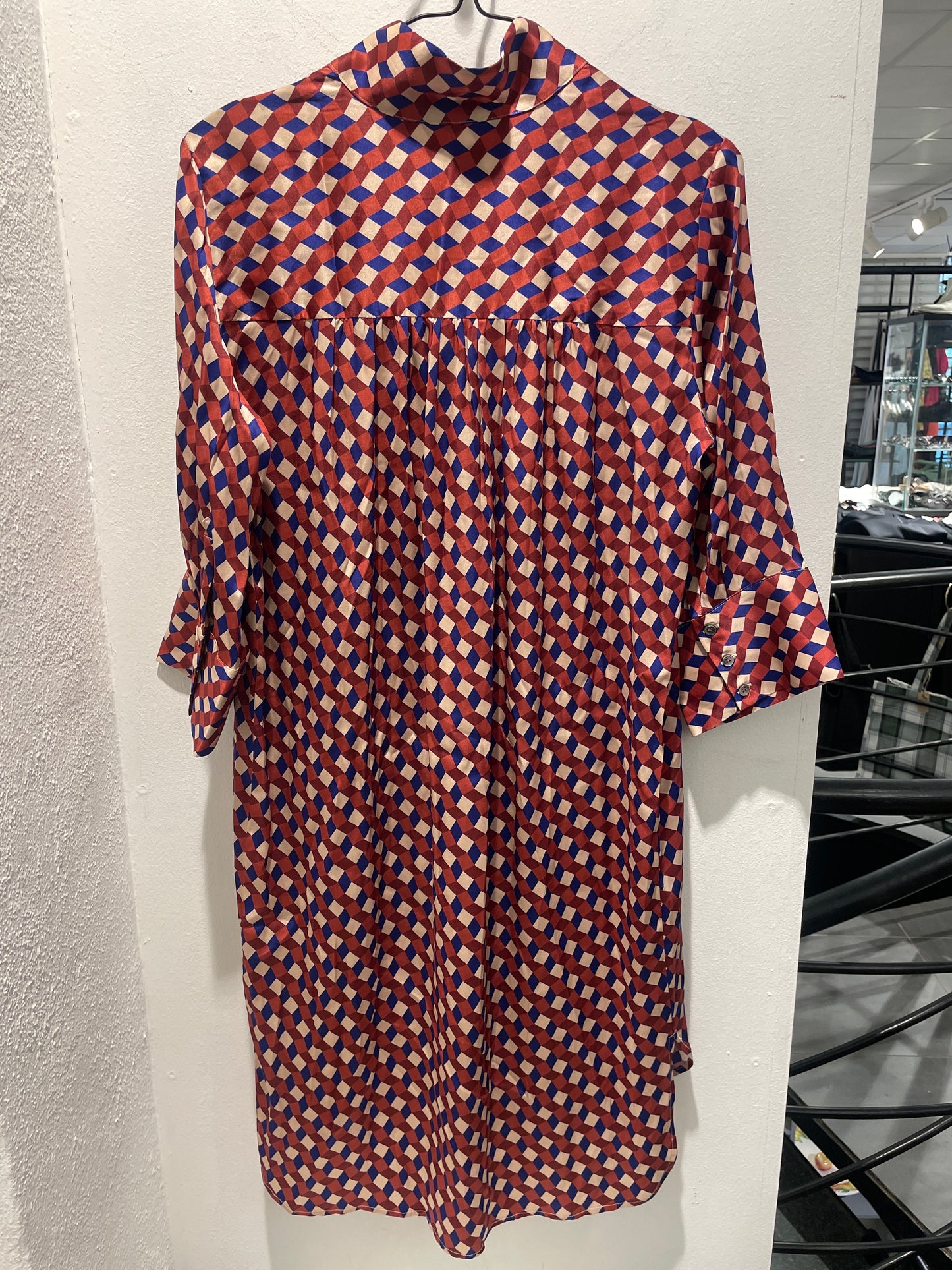 Dea Kudibal — Kamille Silk Dress in Geometric Print - Size EU S