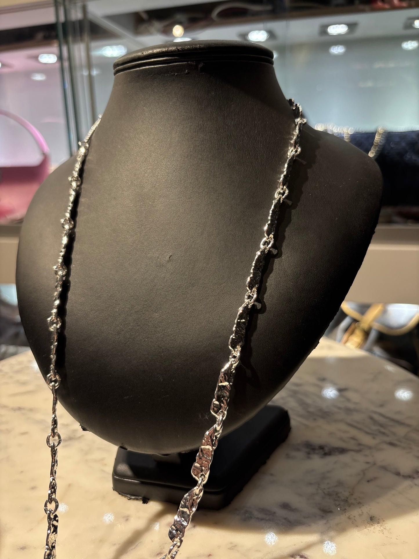 Pilgrim - Necklace - Silver Hammered - Medinas Wardrobe