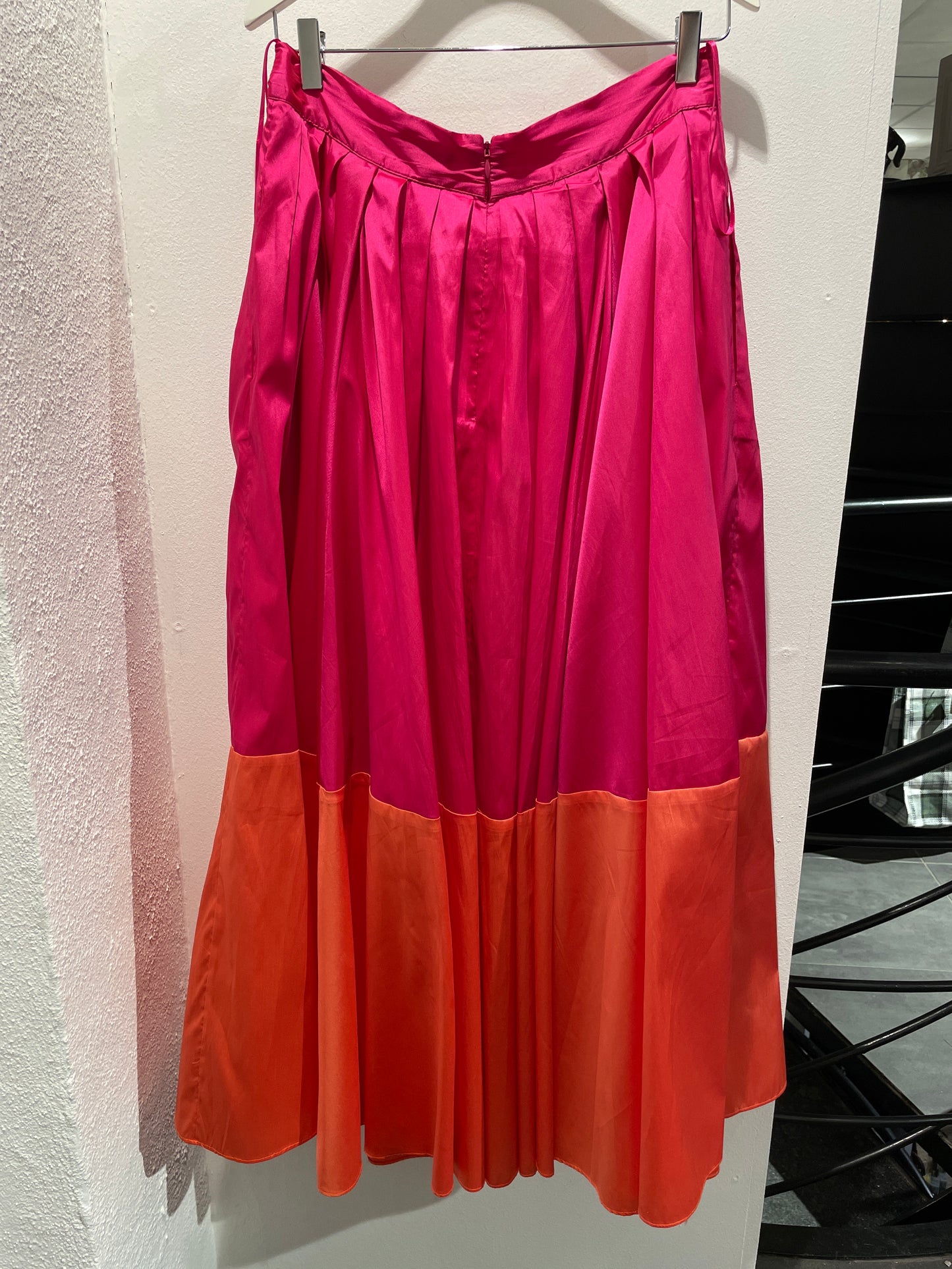 Emily Shalant Set – Orange & Pink Silk – Fits S/M
