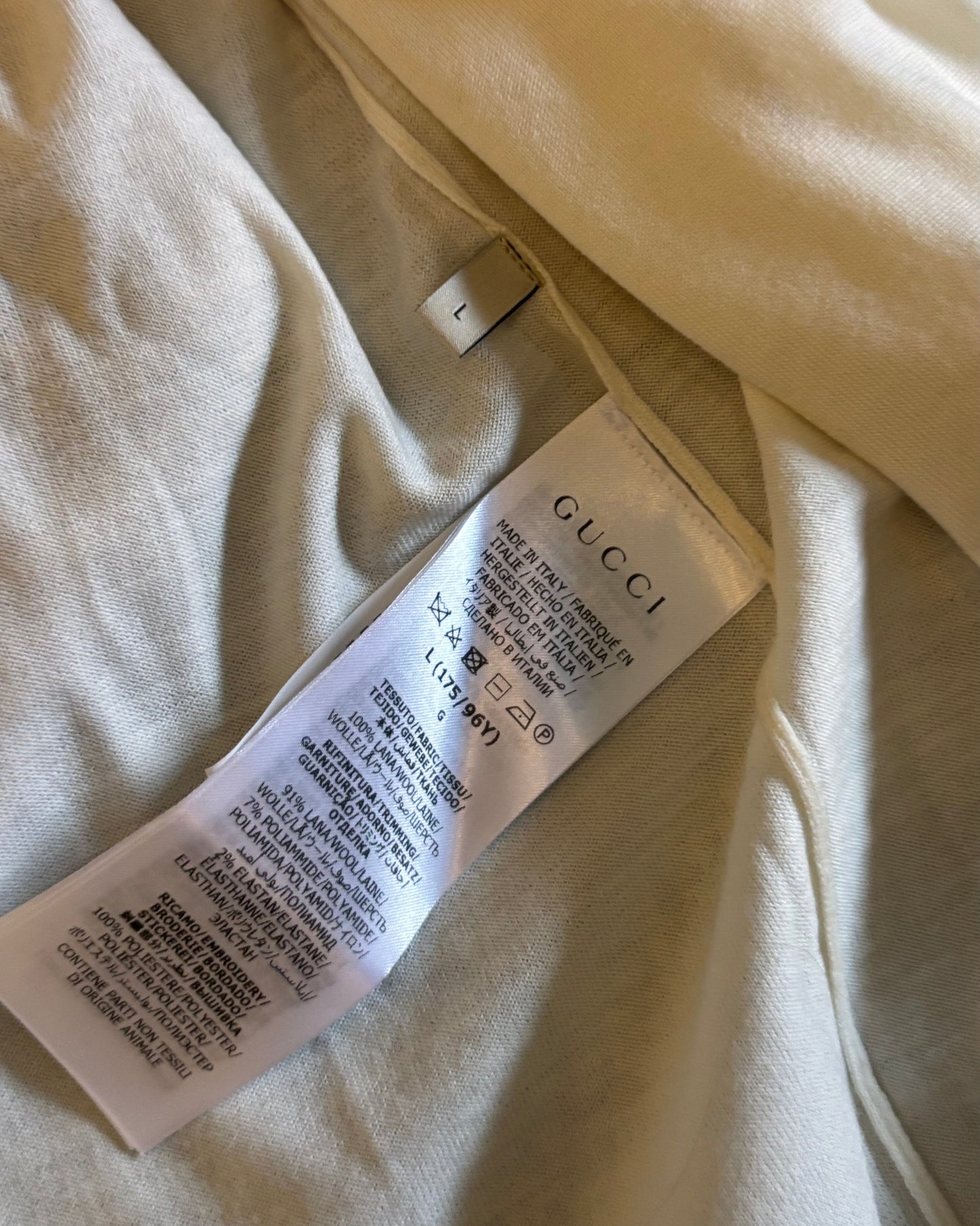 Gucci Cardigan - Logo & bidsel - Ny og ubrugt m. tag - L