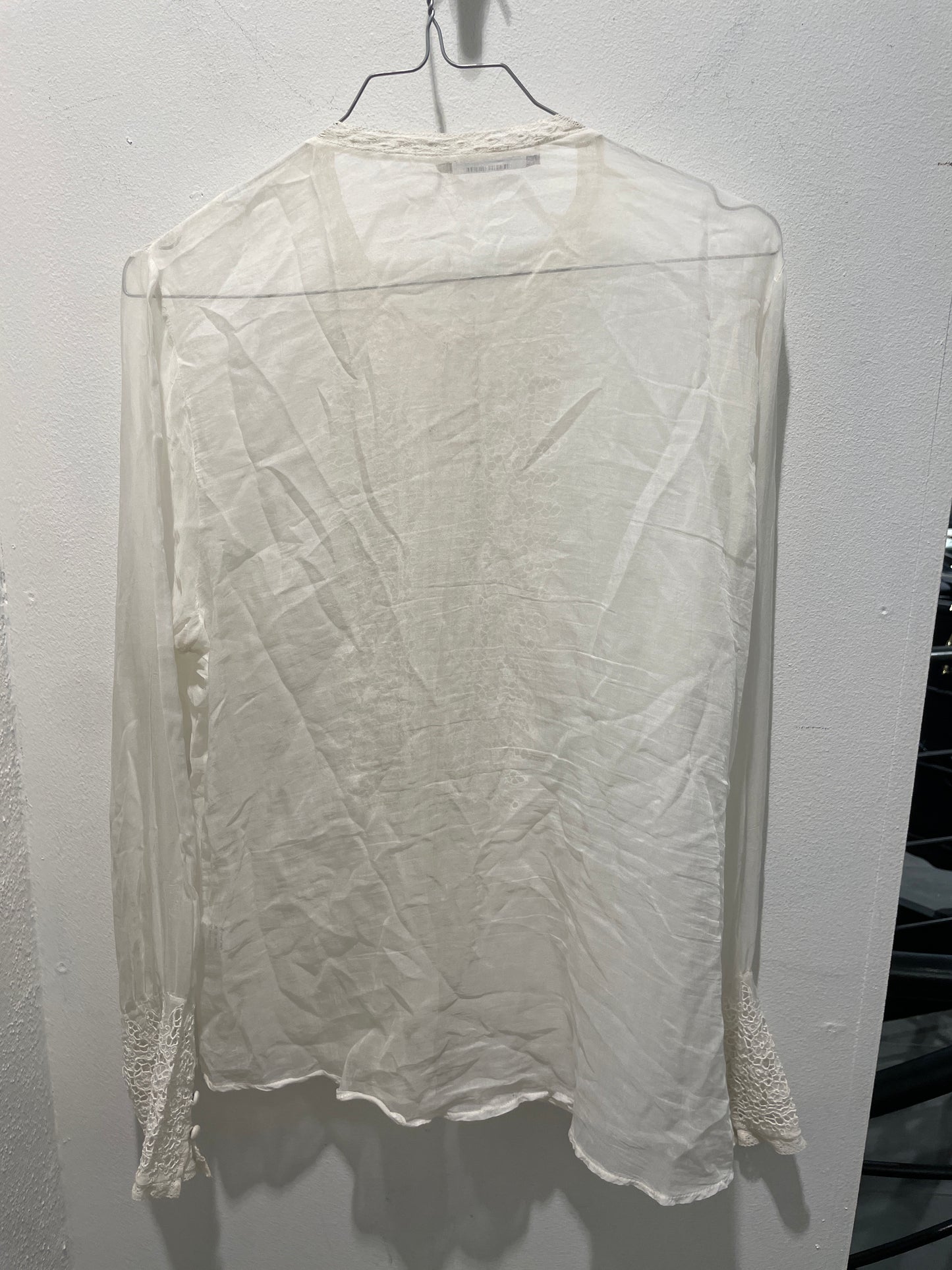 Rabens Saloner Lace Blouse – White - L