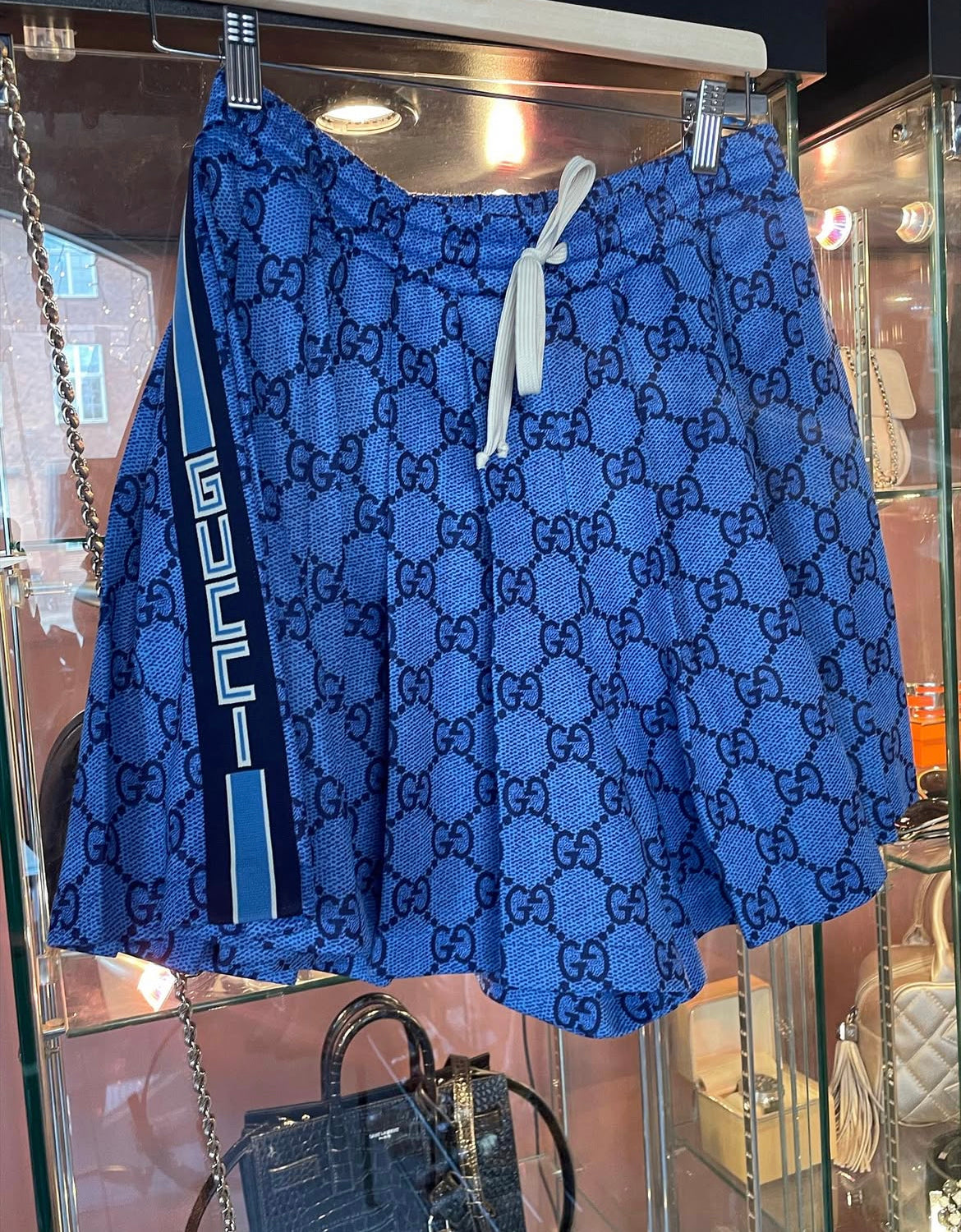 Gucci shorts - Blå m. monogram - Medium
