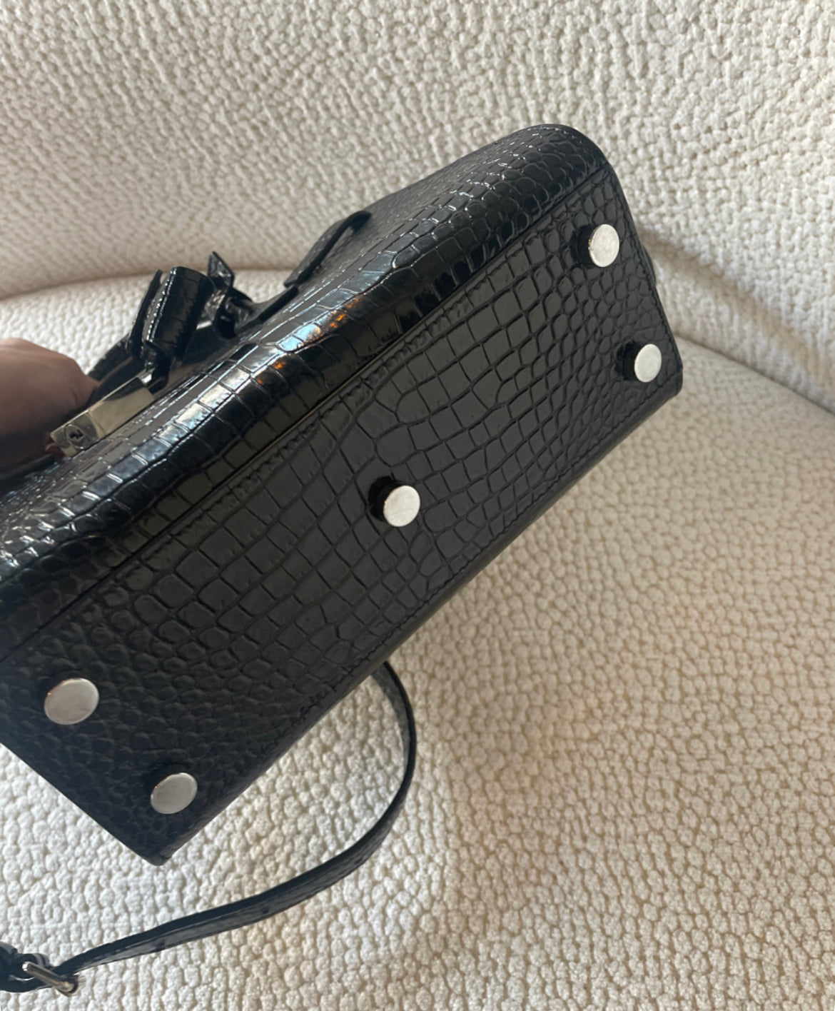 Saint Laurent taske og pung - Alligator præget læder