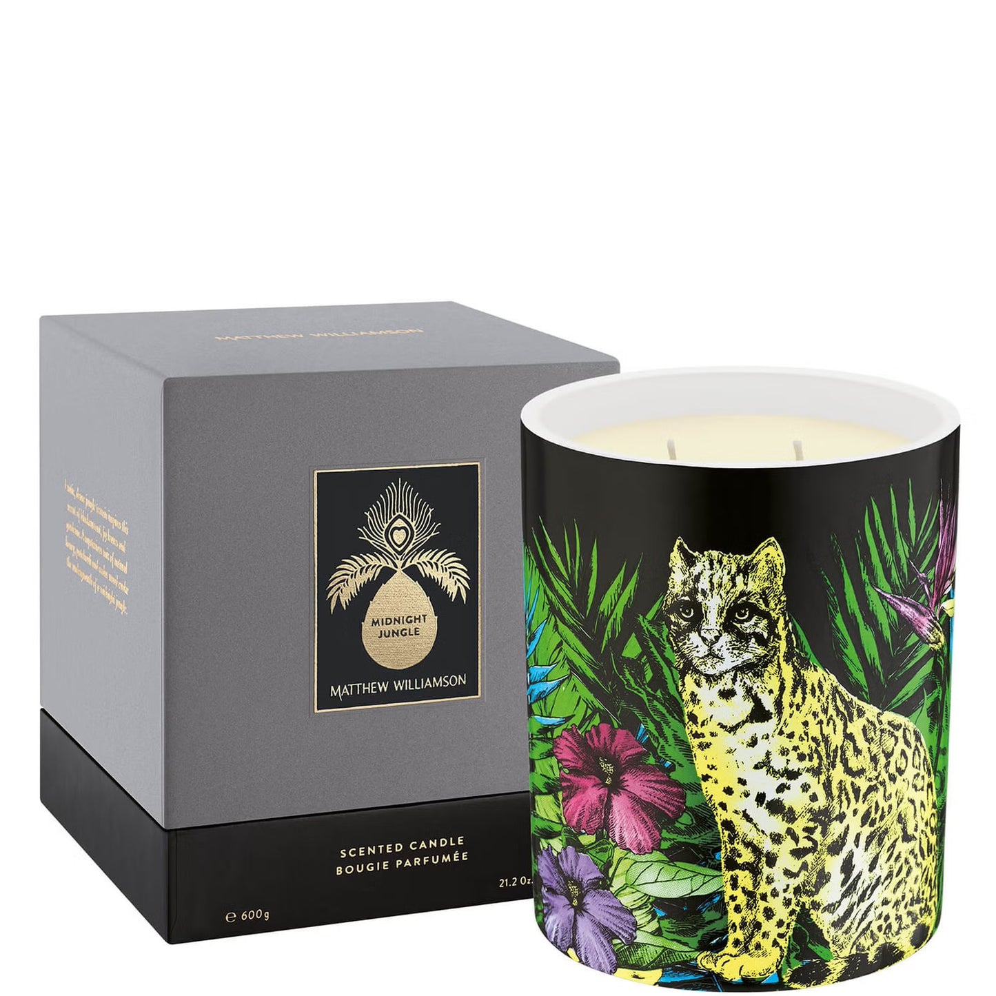 Matthew Williamson duftlys, Midnight Jungle, 600 gram, Vegansk