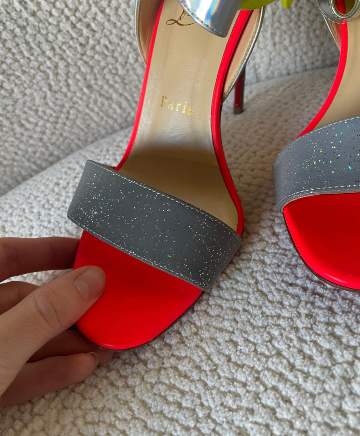 Christian Louboutin - Farverige stilletter - Str. 38