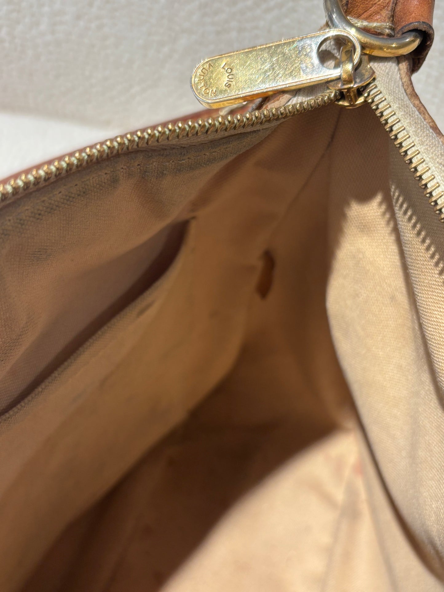 Louis Vuitton Siracusa PM Bag – Damier Azur Canvas & Leather Details