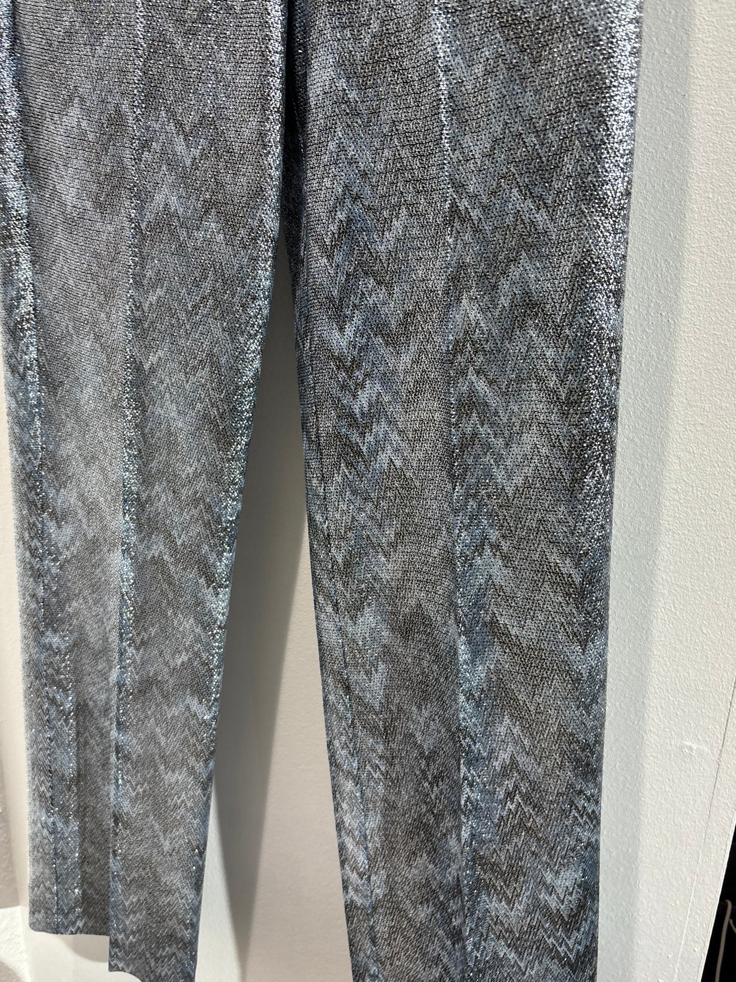 Missoni Shimmering Trousers – Blue & Silver - EU 34
