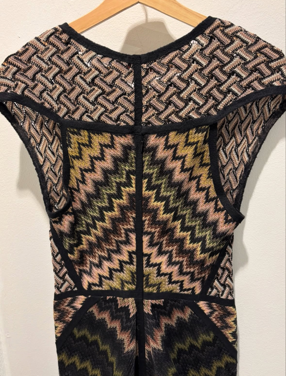 Missoni Dress – Classic Pattern in Warm Tones - Size S
