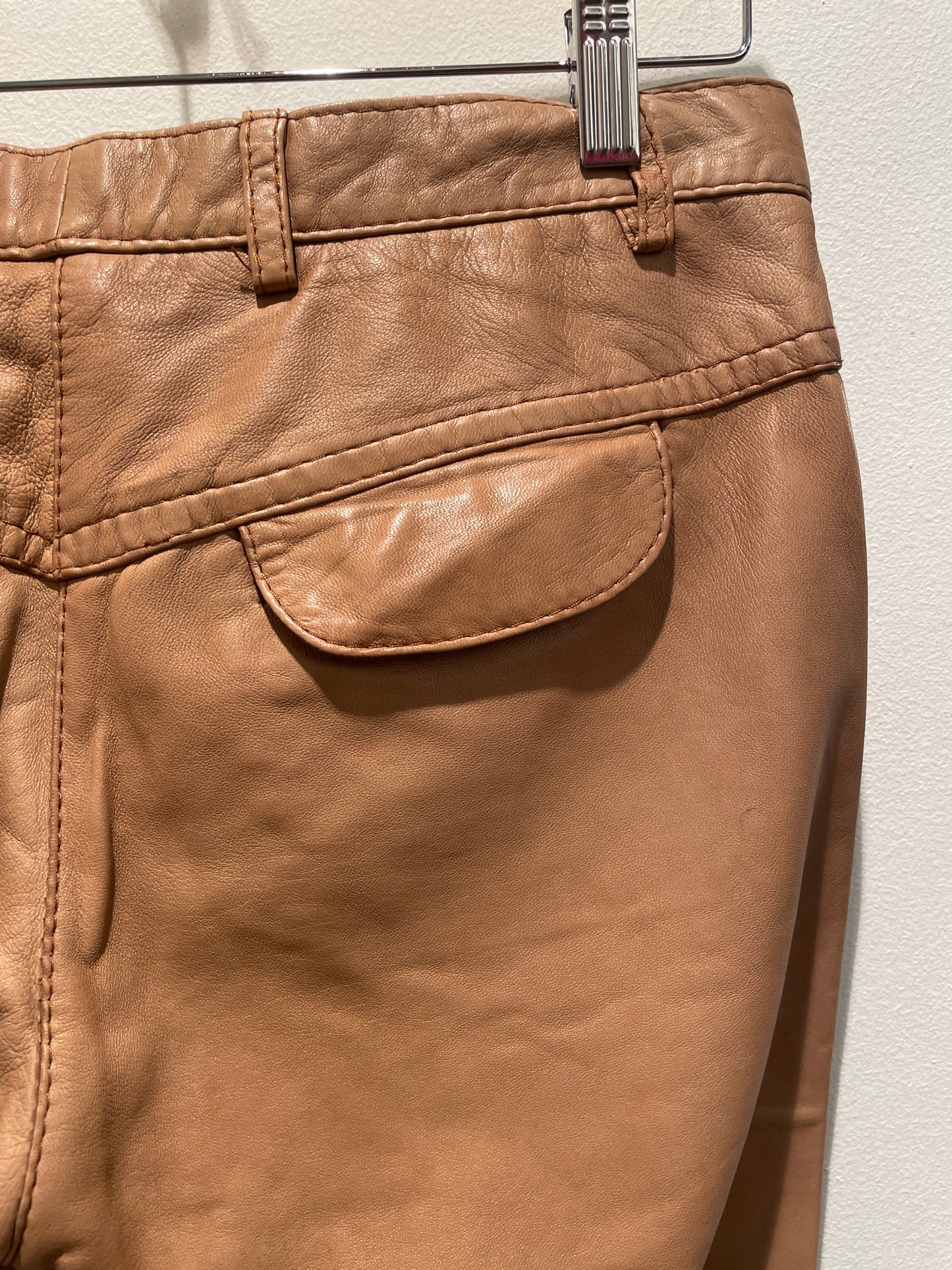 Baum und Pferdgarten - Soft Leather Trousers – Camel - EU40