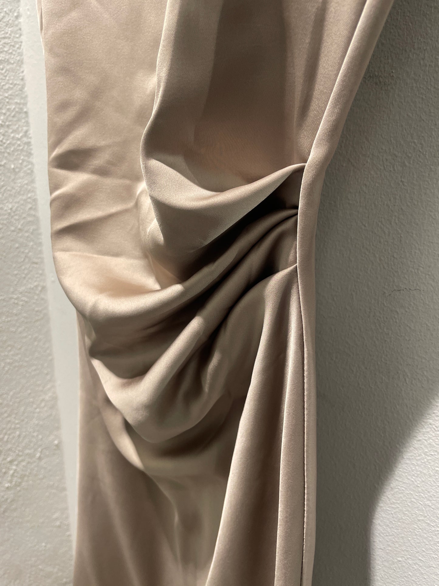 Imperial Long Satin Cowl-Neck Dress – Size M (Brand New with Tags)