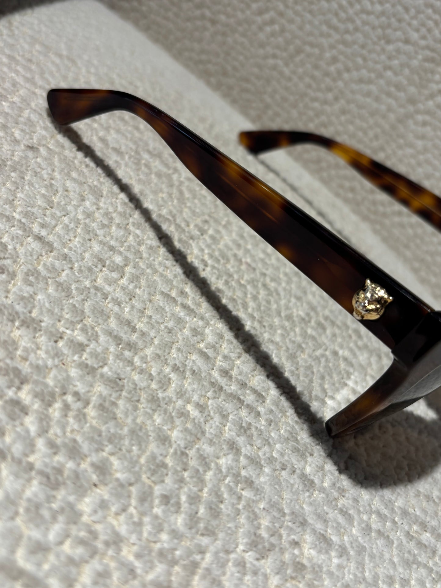 Gucci Sunglasses - Brown with Gold Logo