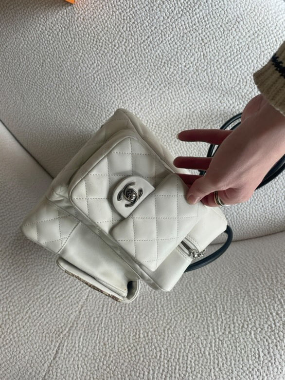 Chanel - Reporter str. XL taske m. Python
