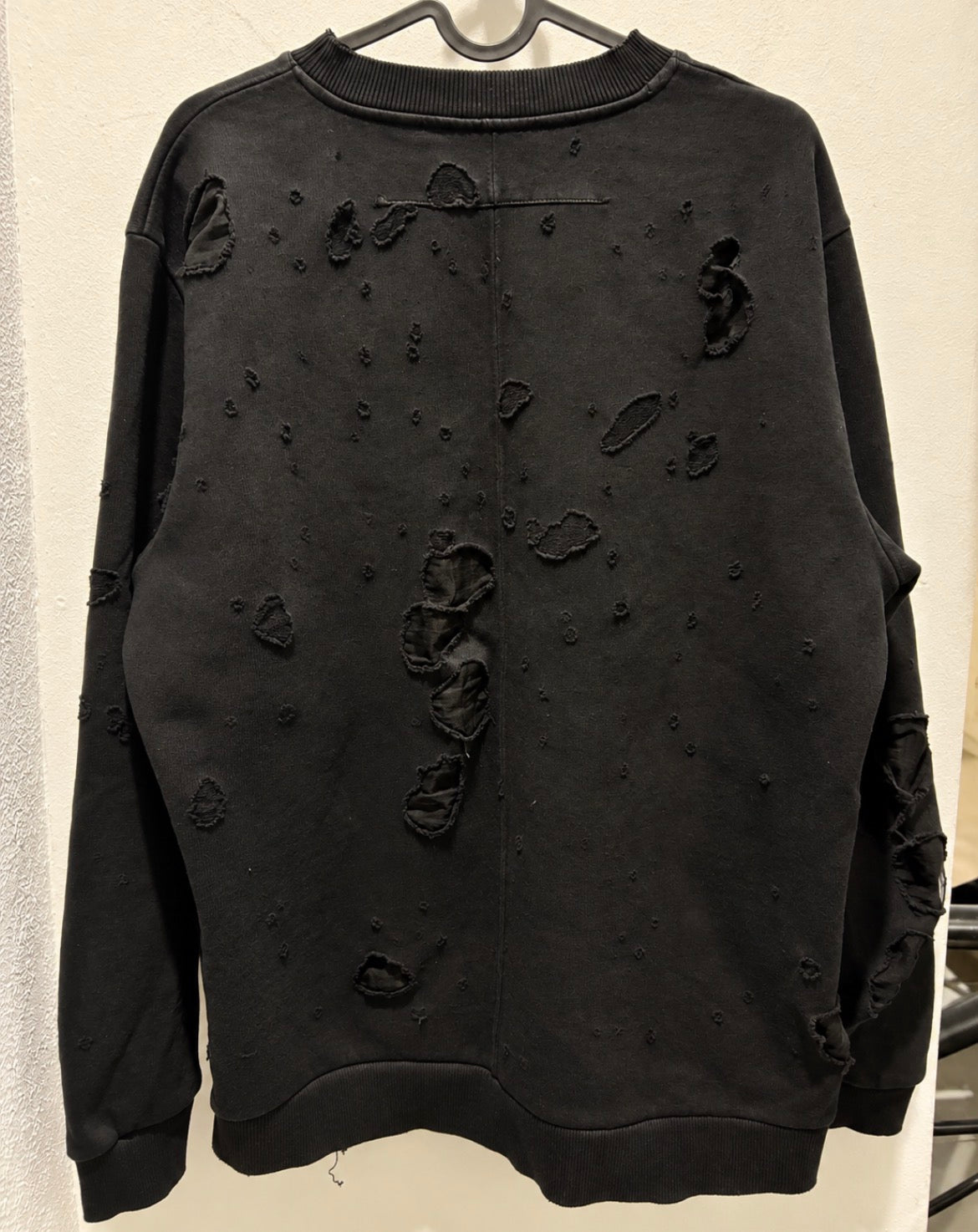 Givenchy Distressed Sweatshirt – Black - Size L