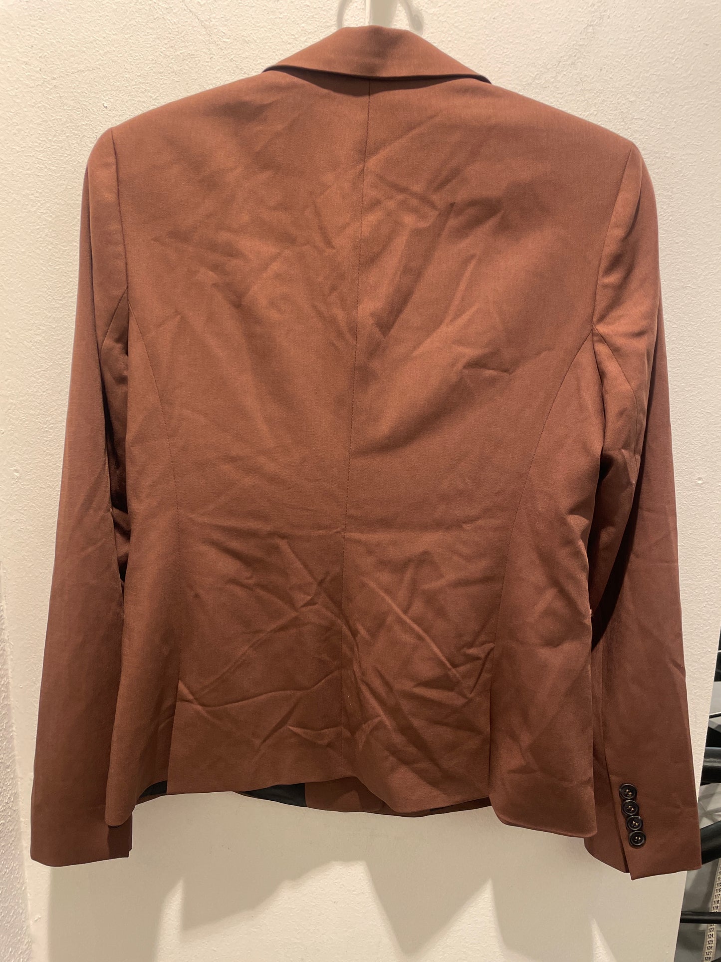 n.1 Textured Single-Breasted Blazer in Cocoa - S