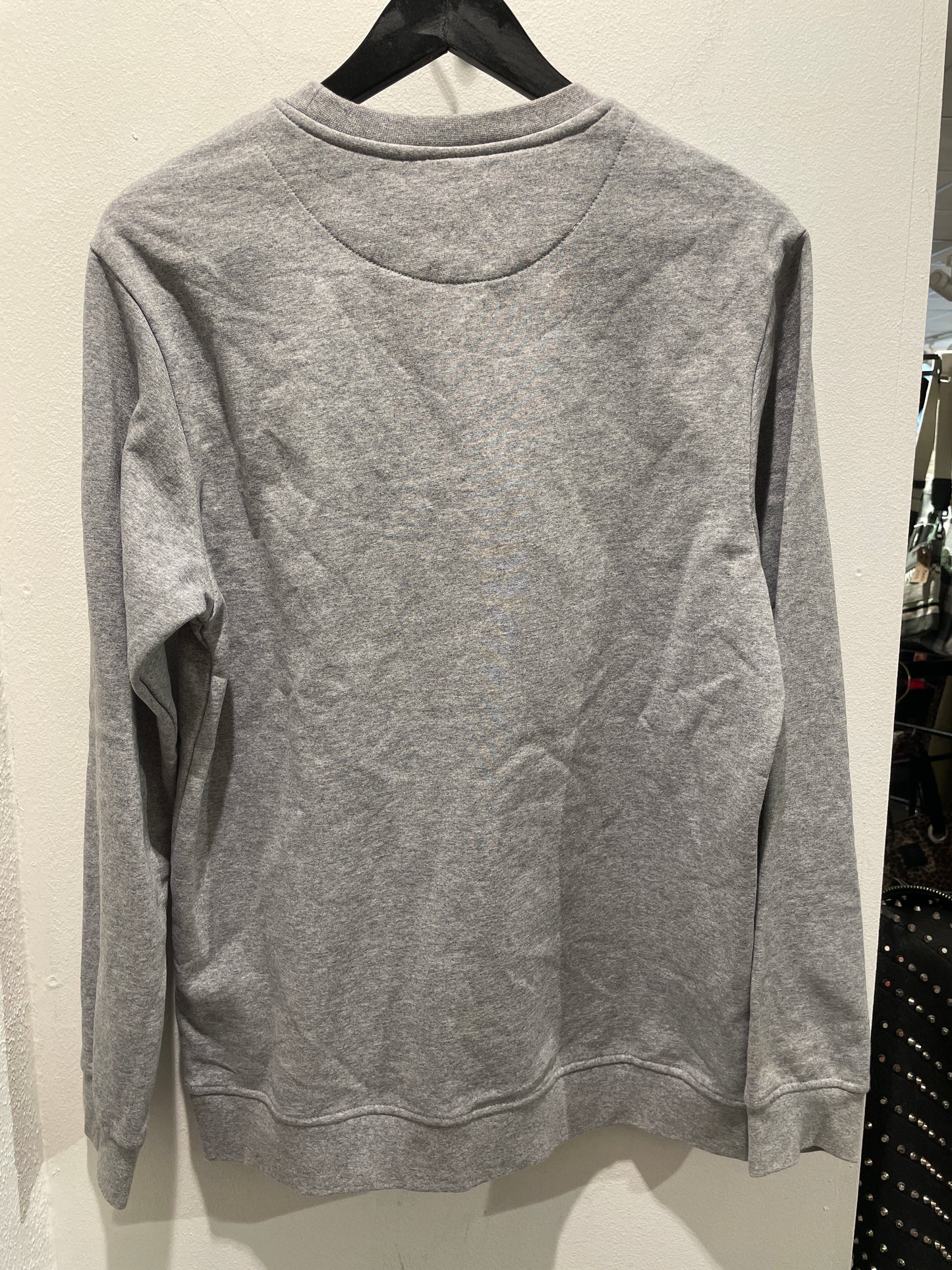 KUN FOR MIG - Sweatshirt - Grey melange w. coral - Medinas Wardrobe - M