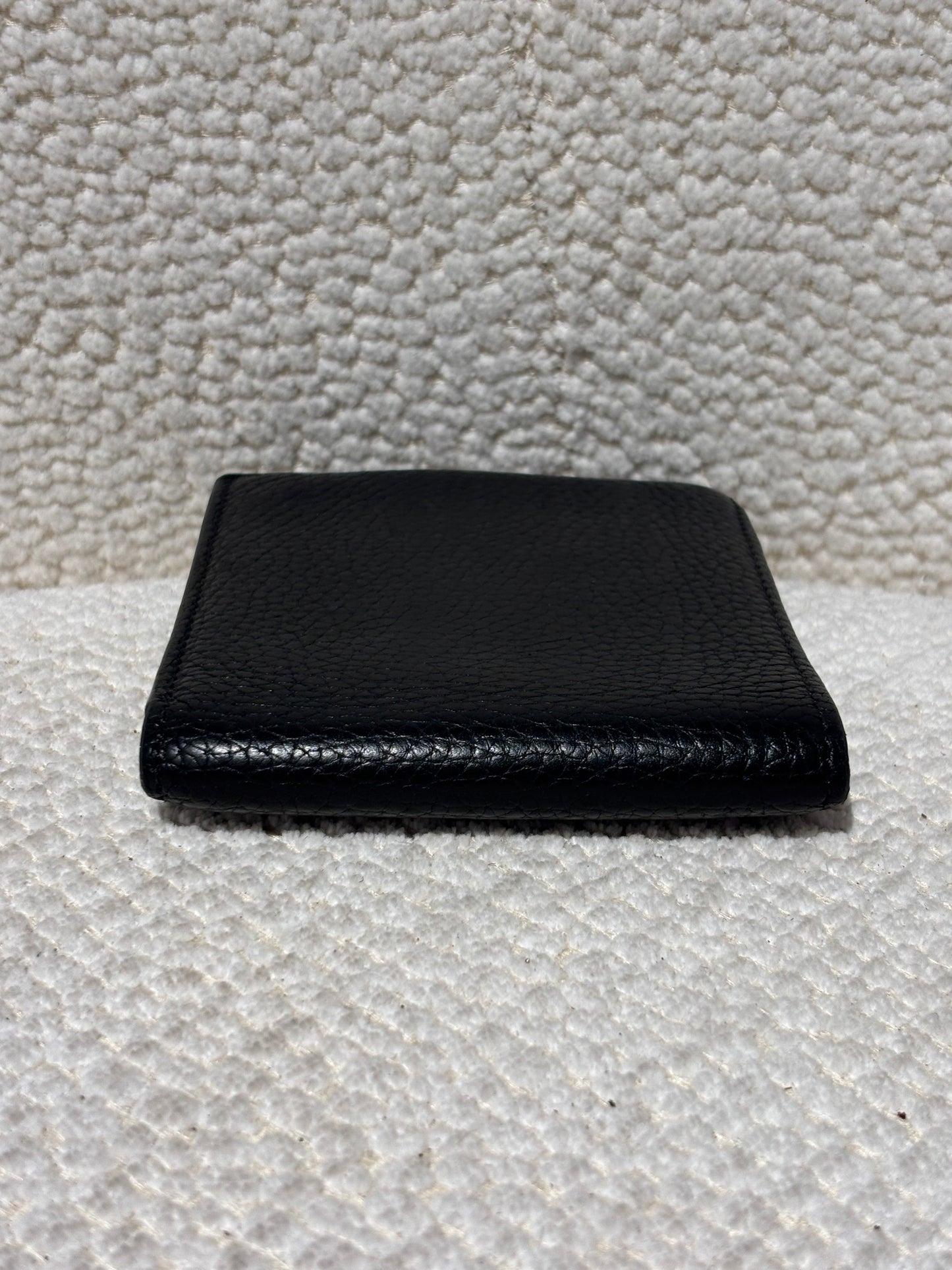Tom Ford Wallet - Black Leather & Logo Text