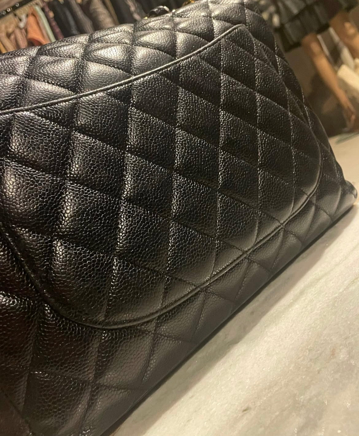 Chanel - Classic single flap bag - 24k guld