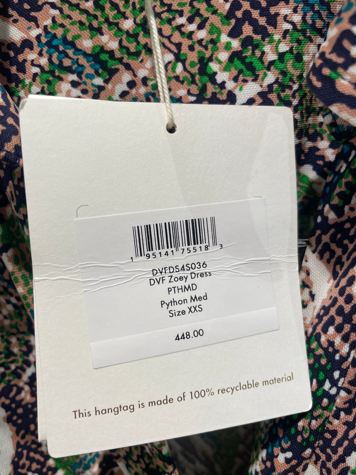 Diane Von Furstenberg "python" dress - XXS - S